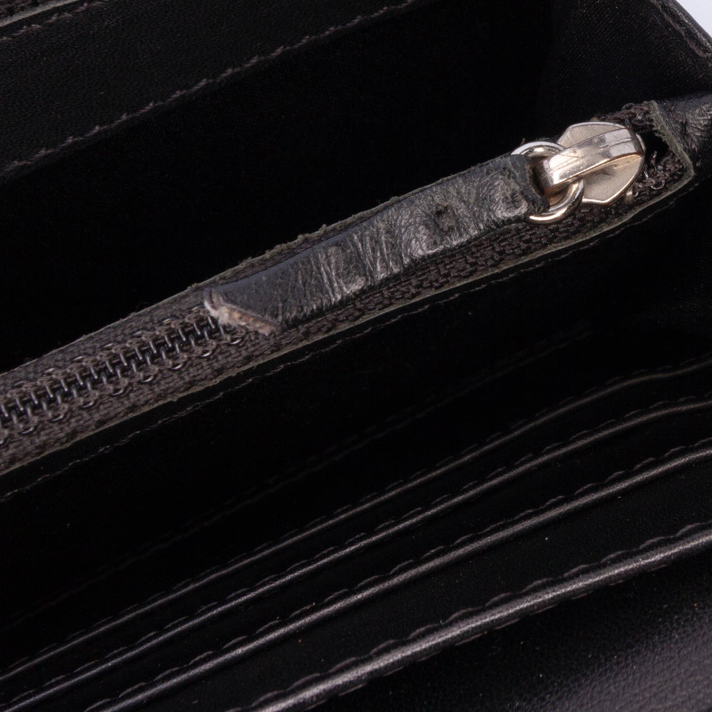 Chanel CC Quilted Patent Brilliant East West Wallet On Chain