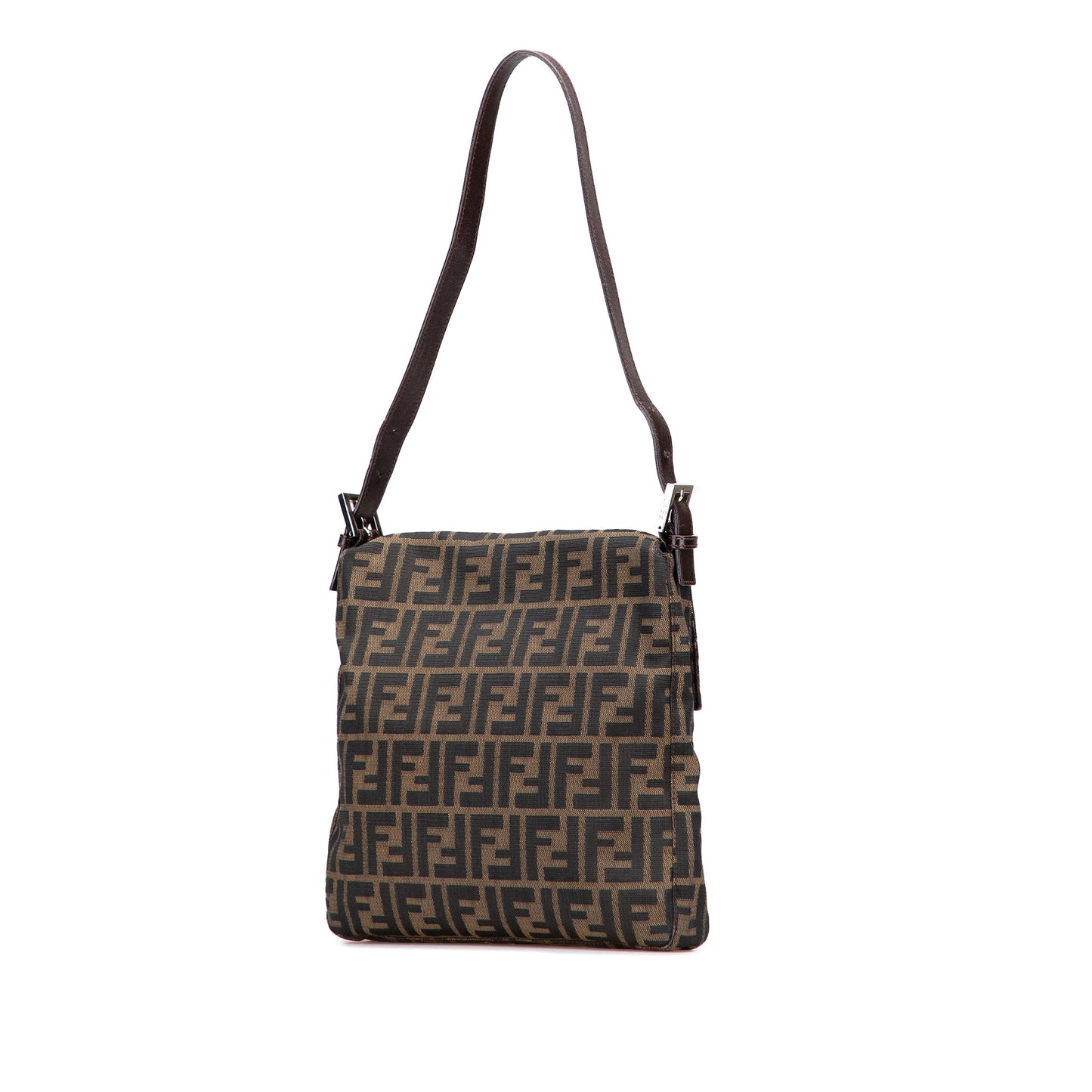 Fendi Zucca Canvas Shoulder Bag