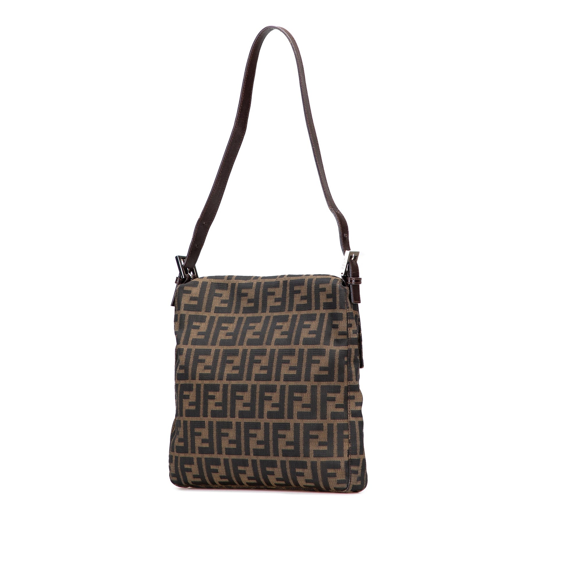 Fendi Zucca Canvas Shoulder Bag