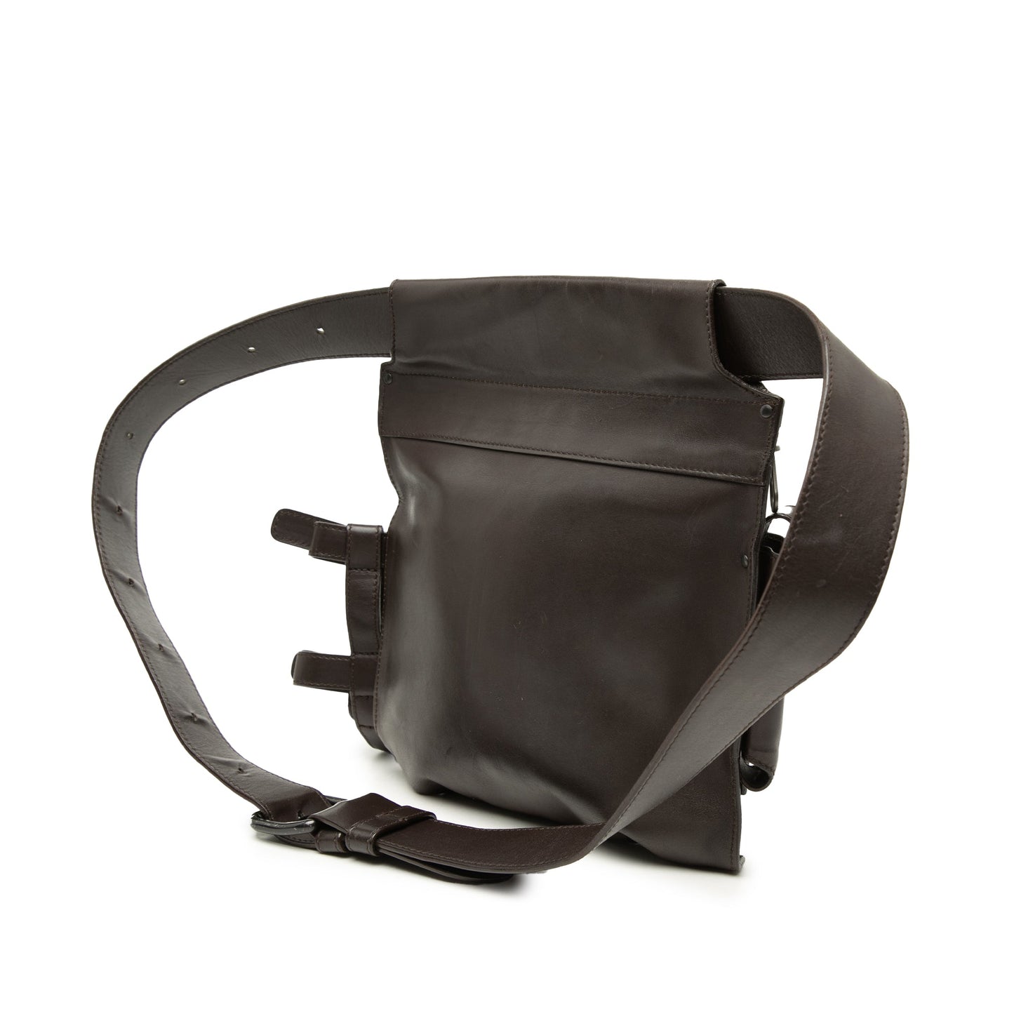 Bottega Veneta Intrecciato Trimmed Nappa Utility Belt Bag
