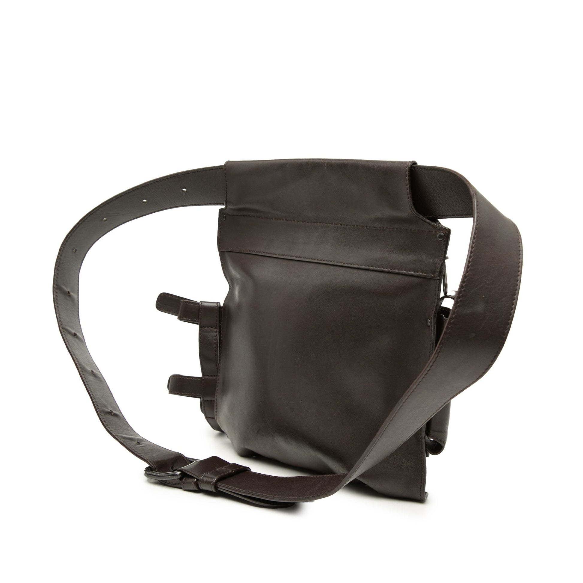 Bottega Veneta Intrecciato Trimmed Nappa Utility Belt Bag