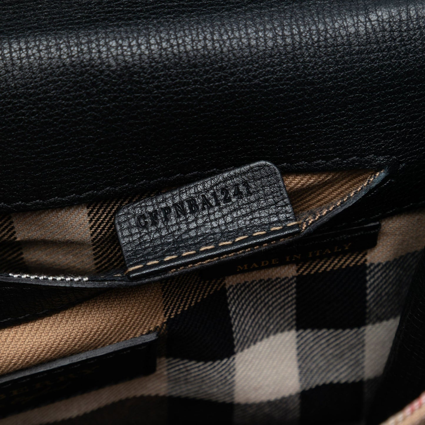 Burberry Small Grainy Calfskin Broguing Tassel Macken Crossbody