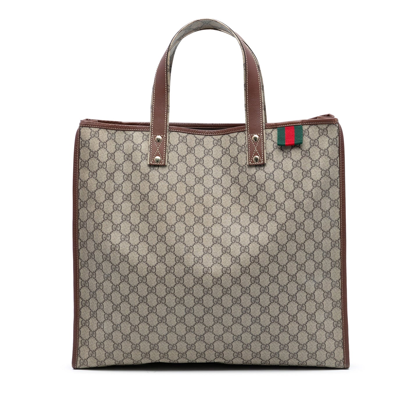 Gucci Large GG Supreme Web Loop Tote