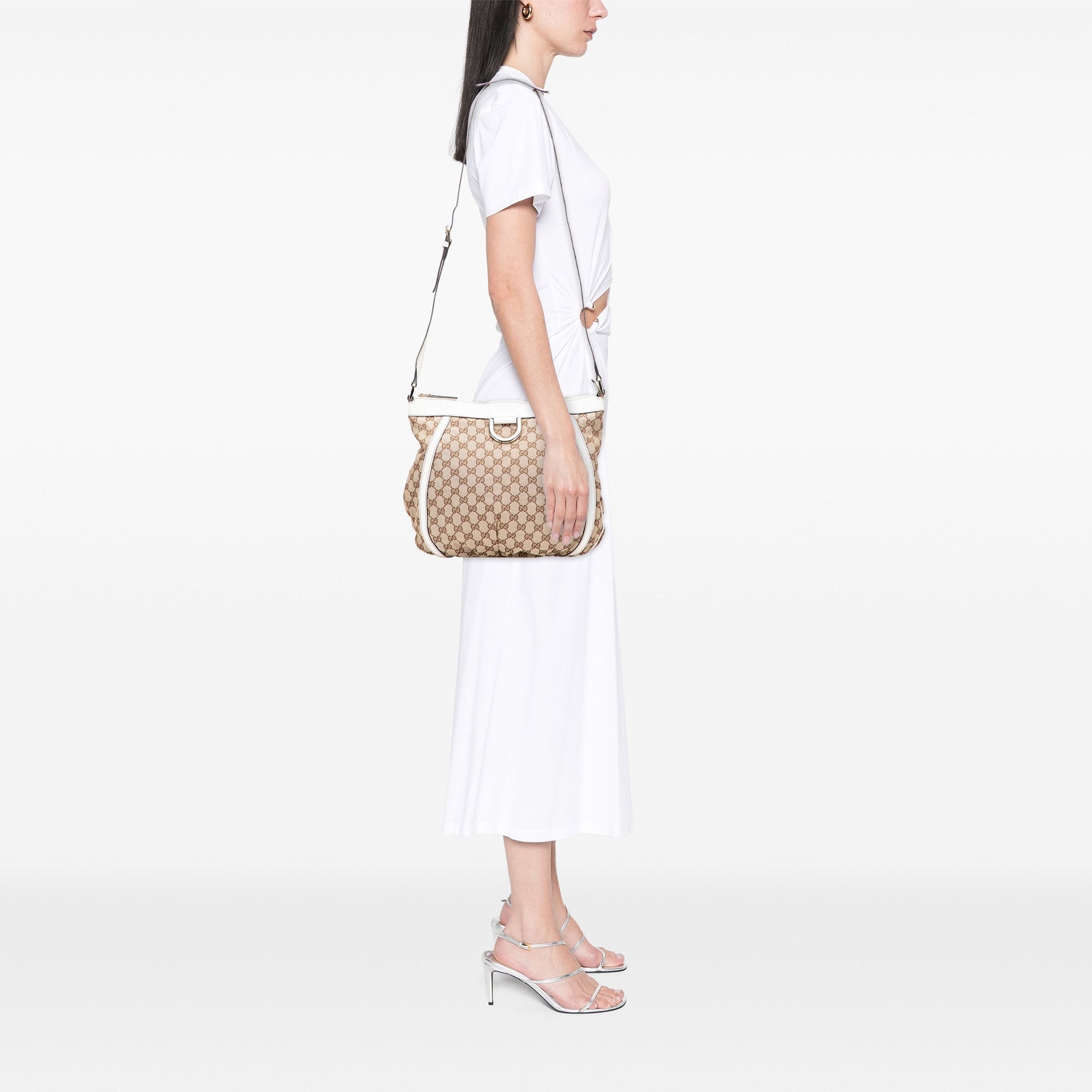Gucci GG Canvas Abbey D Ring Crossbody