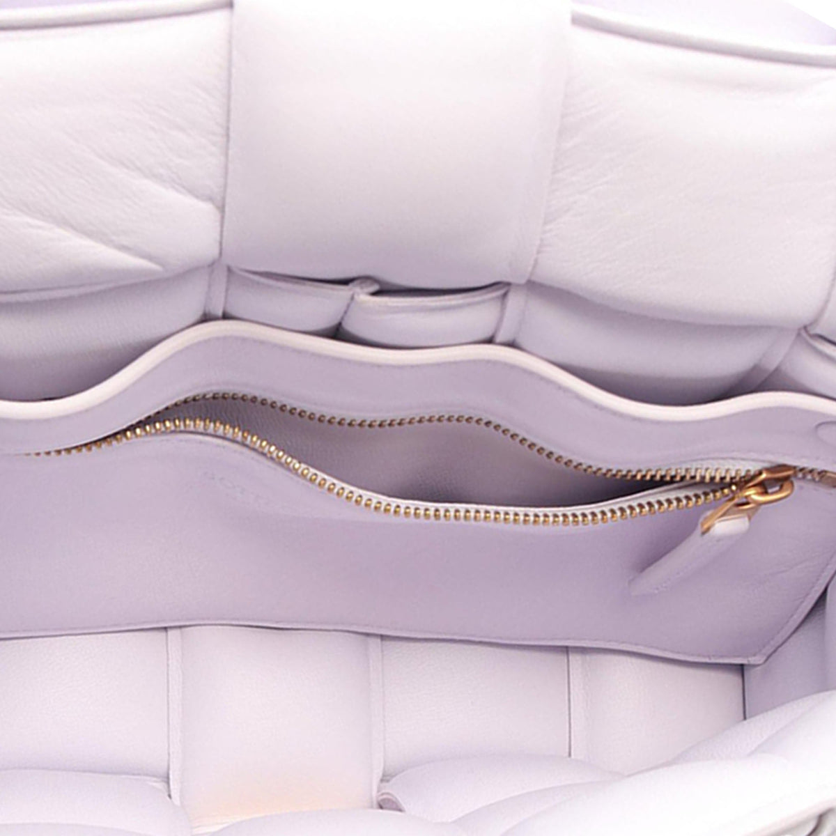 Bottega Veneta Nappa Intrecciato Padded Cassette Crossbody — Purple