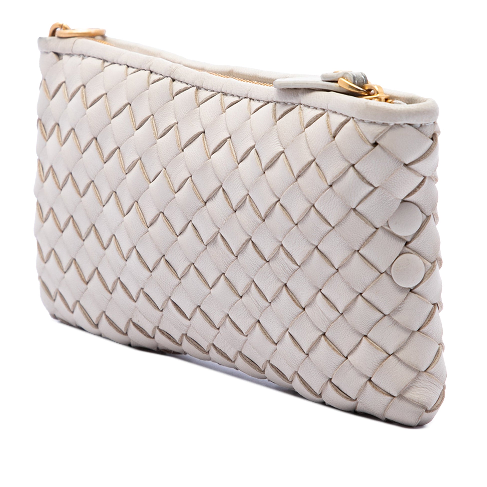 Bottega Veneta Nappa Intrecciato Pouch On Strap