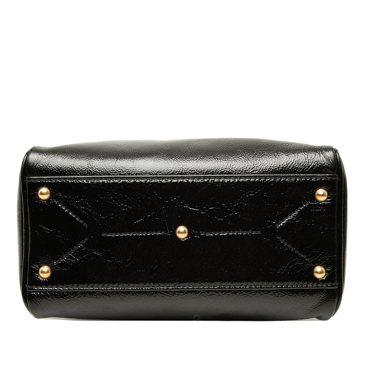 Saint Laurent Small Patent Majorelle Handbag