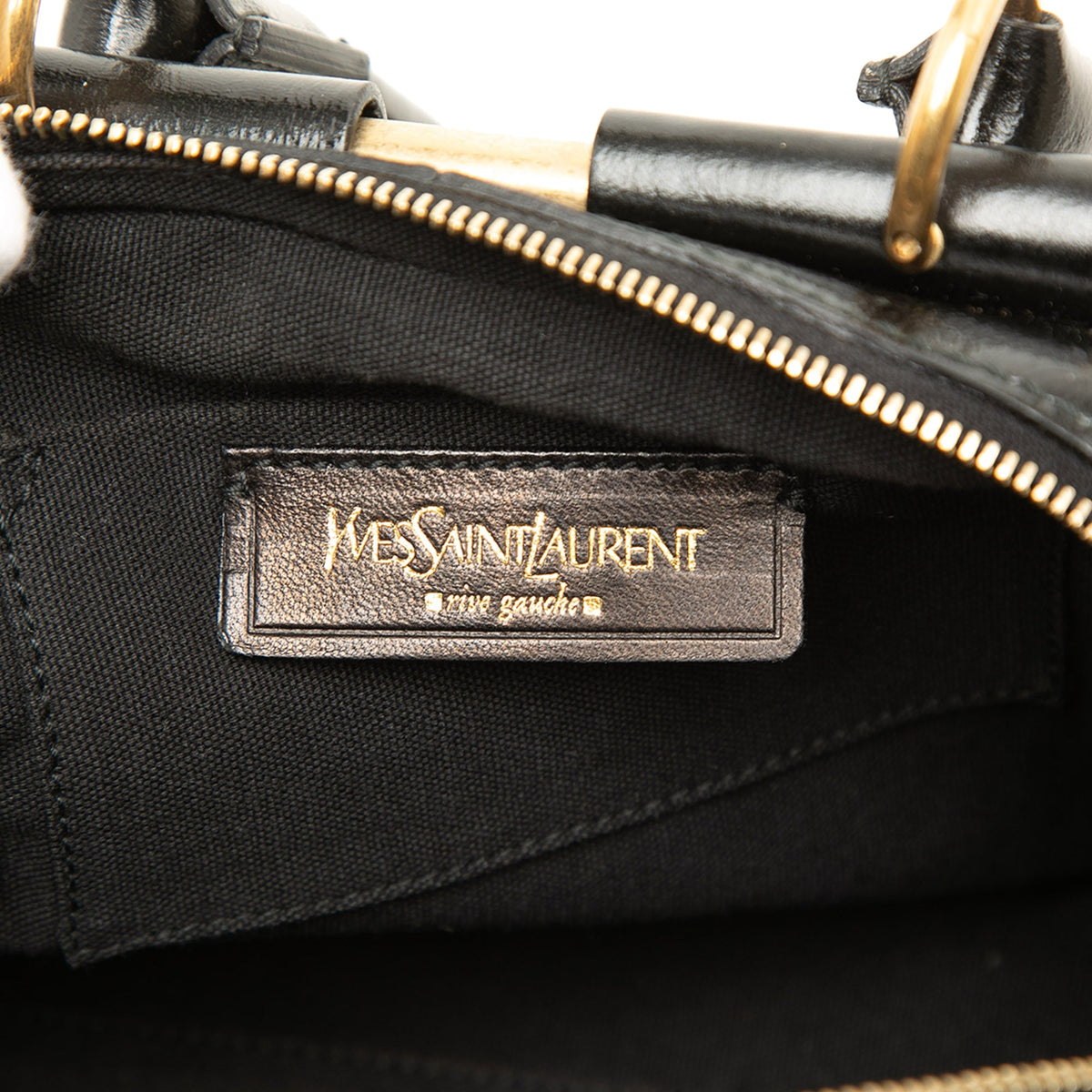Saint Laurent Small Patent Majorelle Handbag