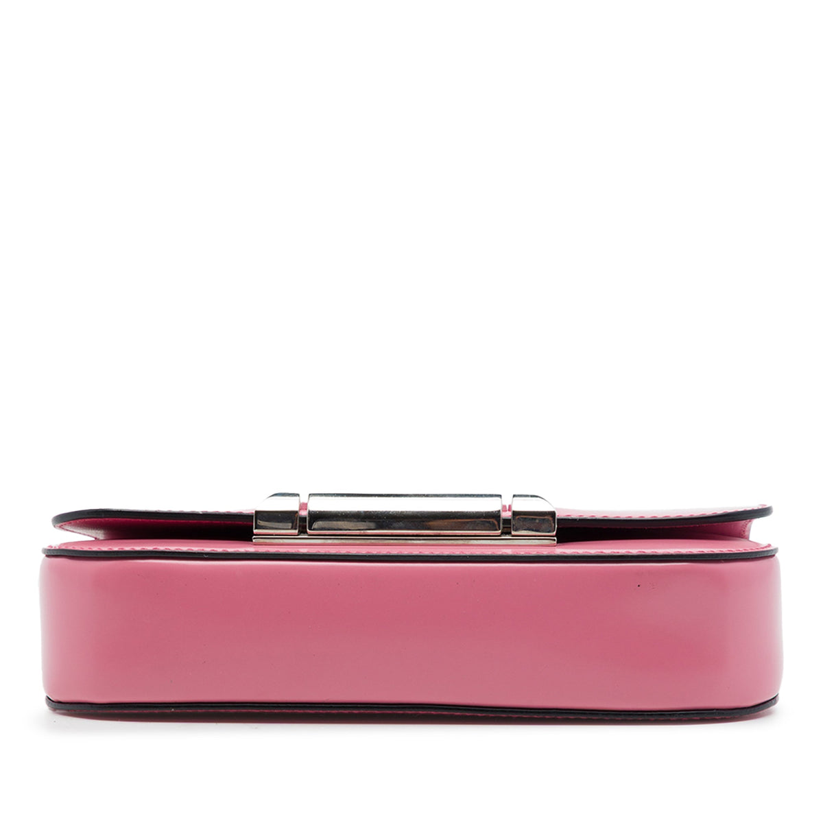 Prada Spazzolato Leather Sybille Flap Crossbody — Pink
