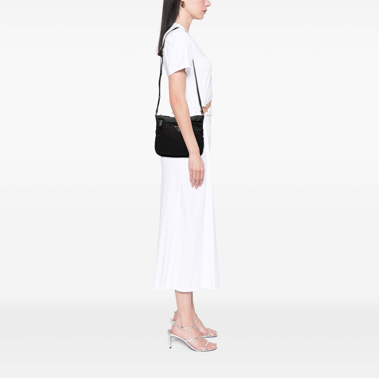 Prada Tessuto Zip Top Crossbody