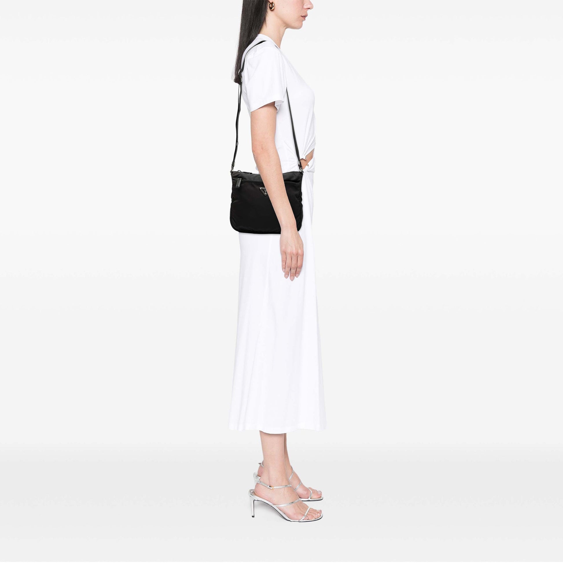 Prada Tessuto Zip Top Crossbody