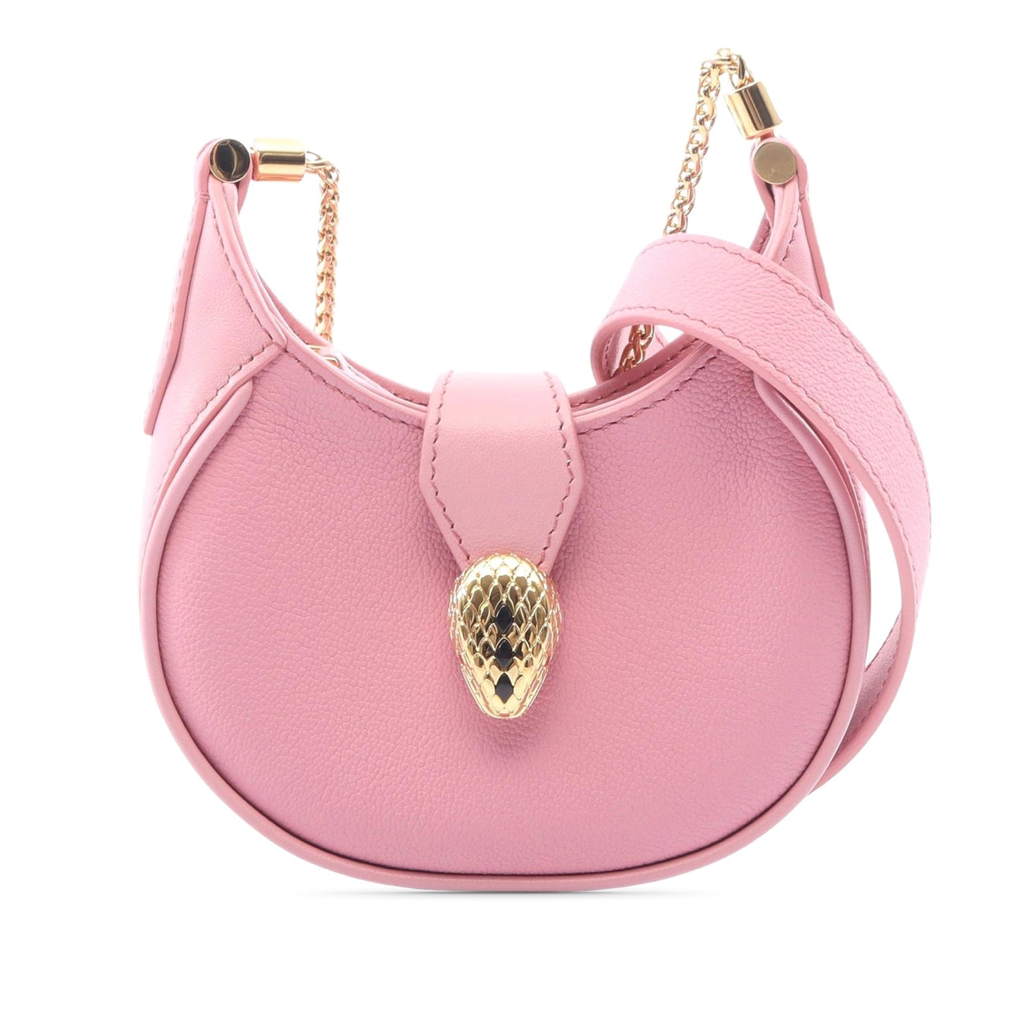 Bvlgari Micro Leather Serpenti Ellipse Crossbody