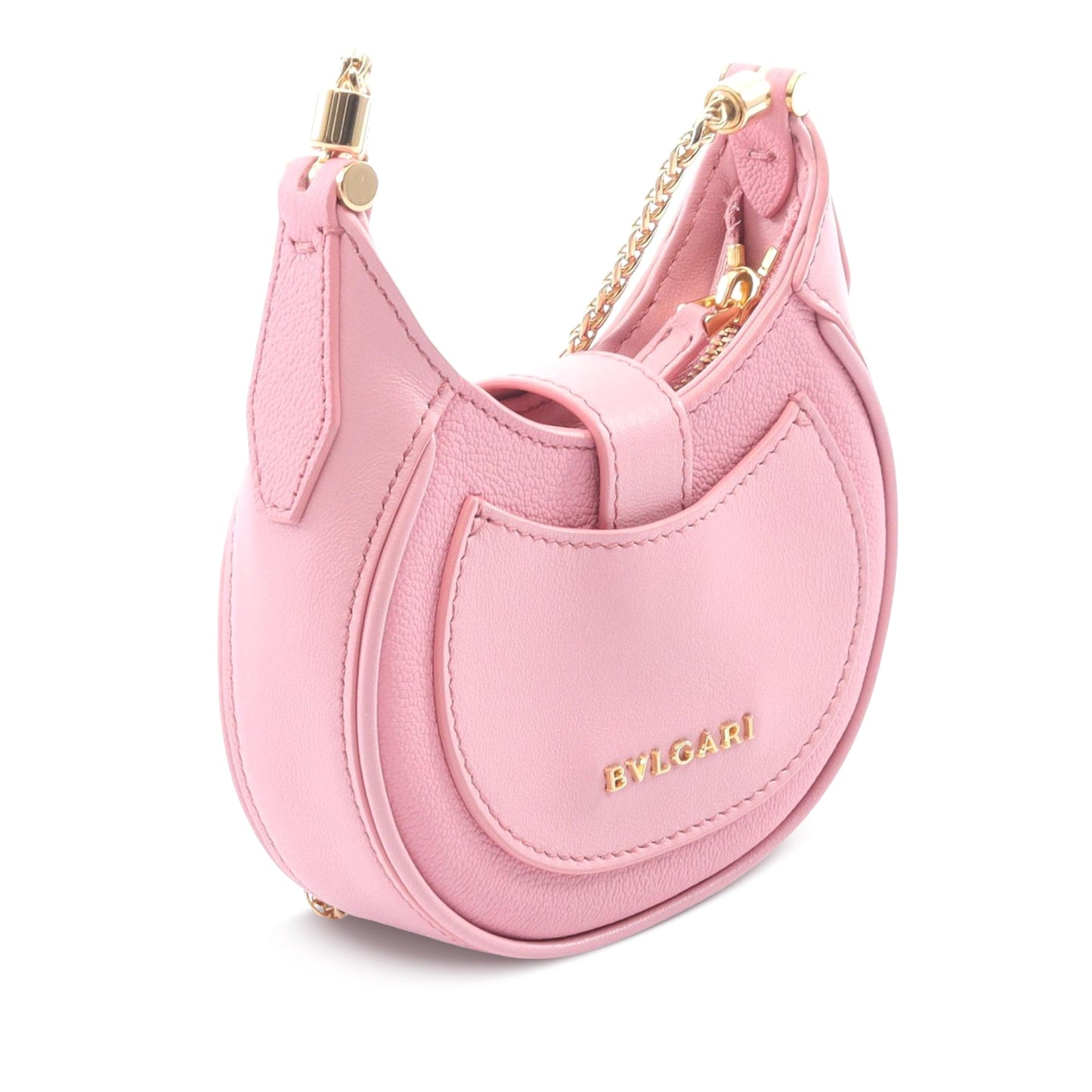 Bvlgari Micro Leather Serpenti Ellipse Crossbody