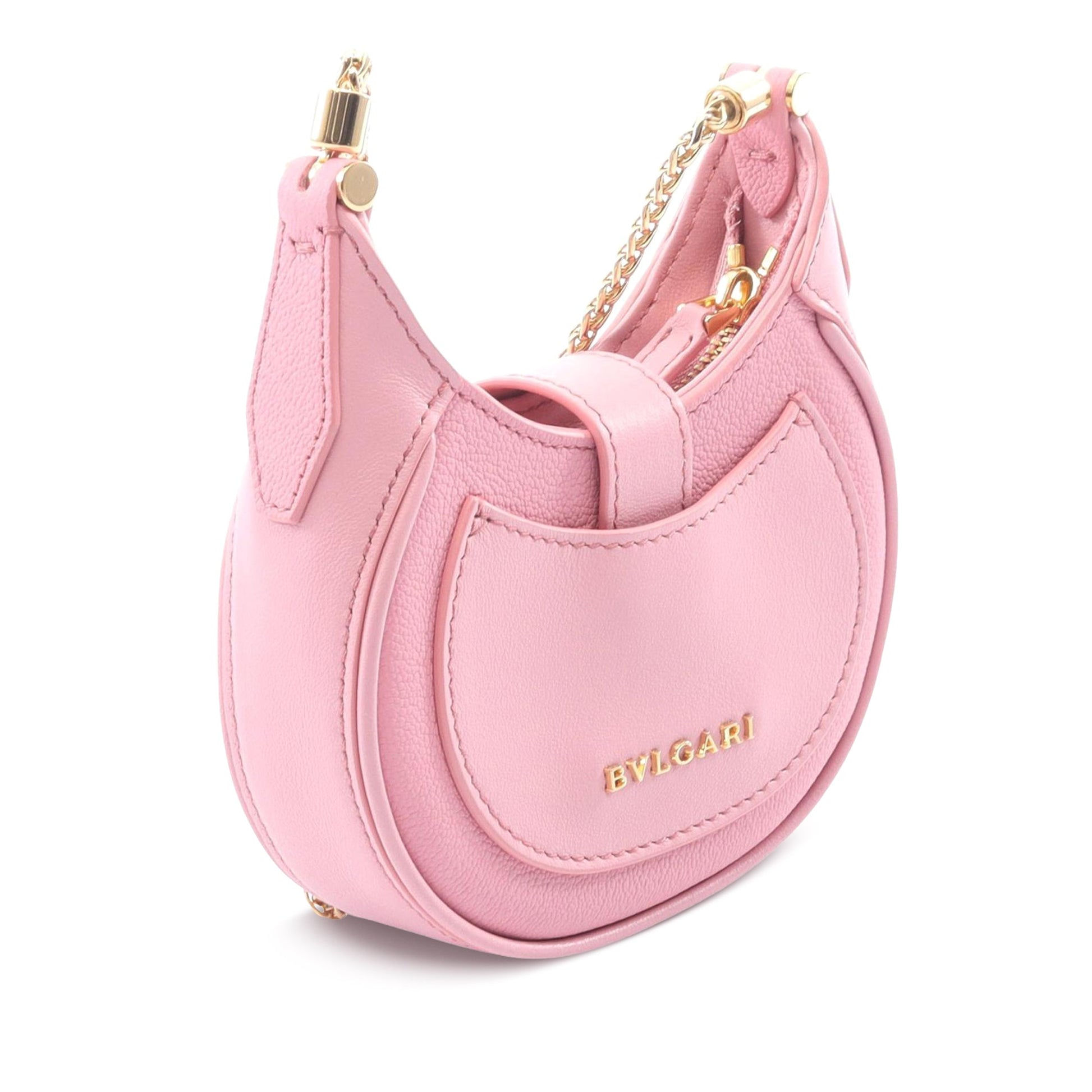 Bvlgari Micro Leather Serpenti Ellipse Crossbody
