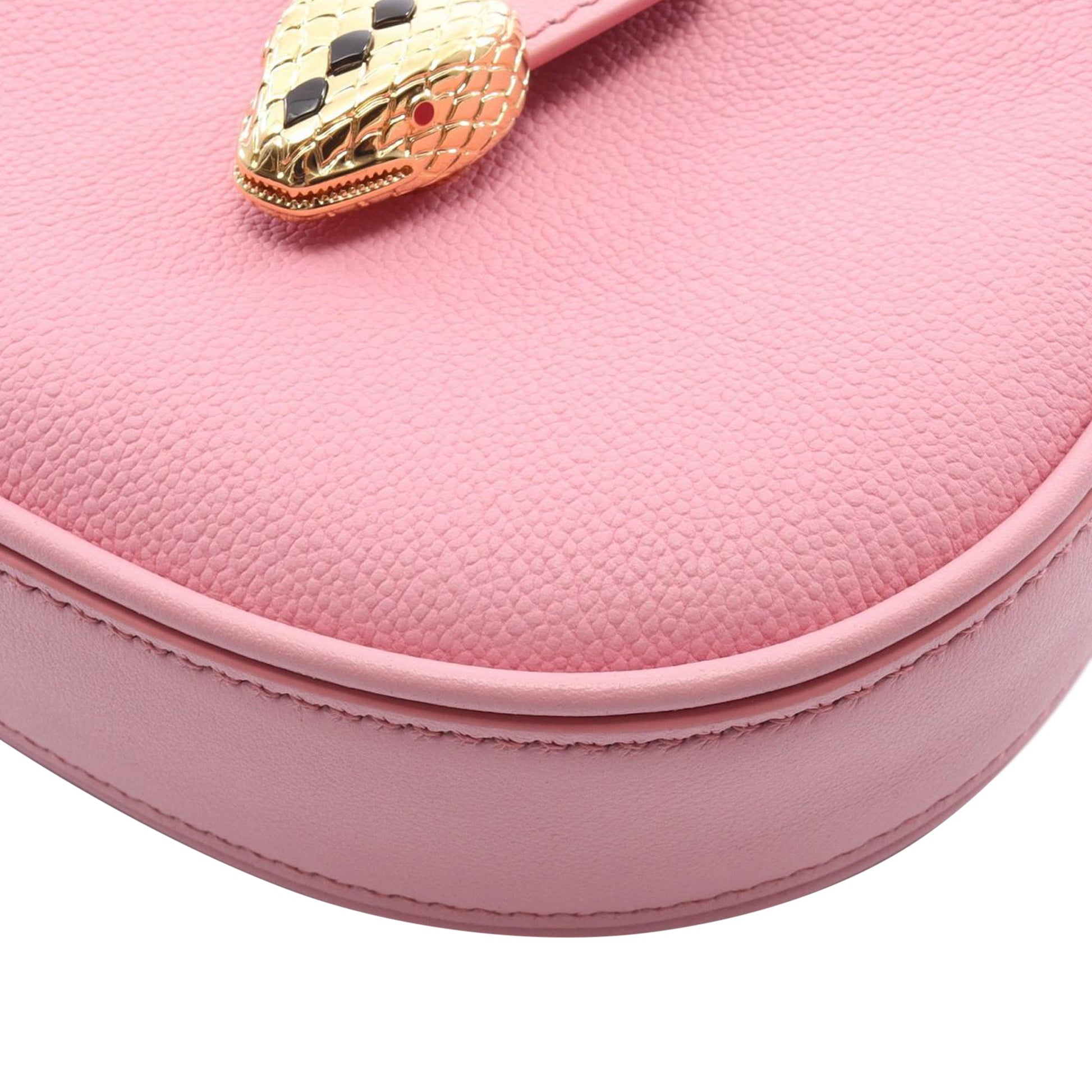 Bvlgari Micro Leather Serpenti Ellipse Crossbody
