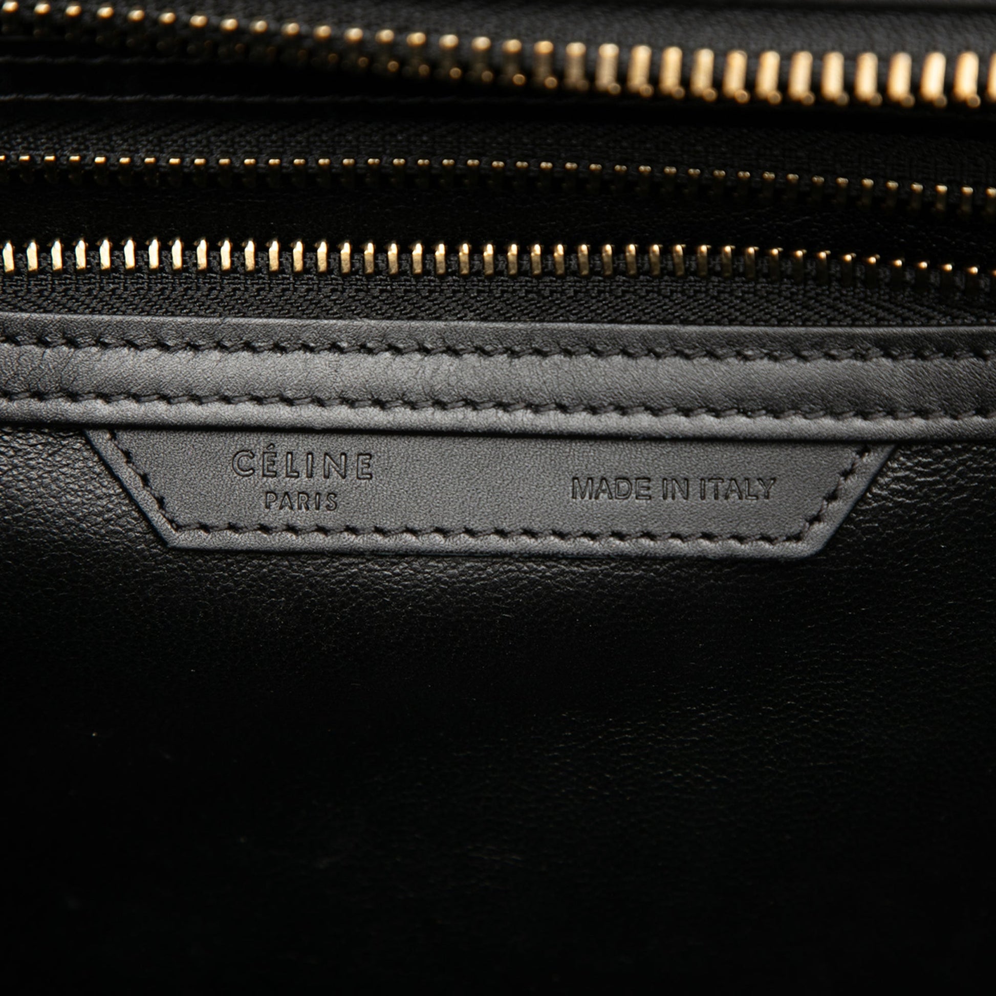 Celine Micro Tricolor Nubuck and Calfskin Luggage Tote