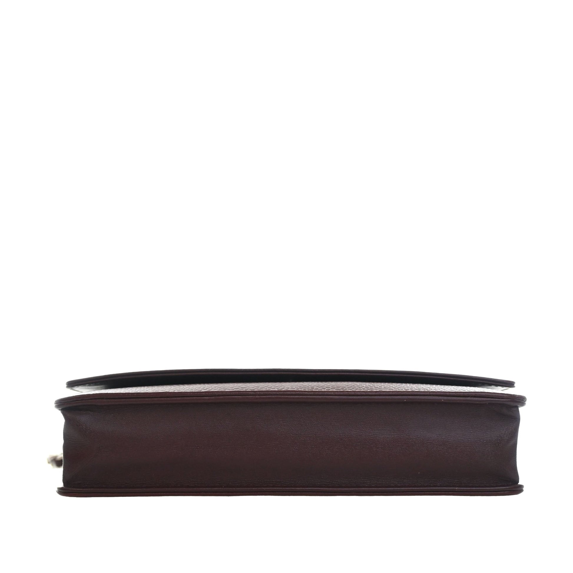 Chanel CC Caviar Wallet On Chain