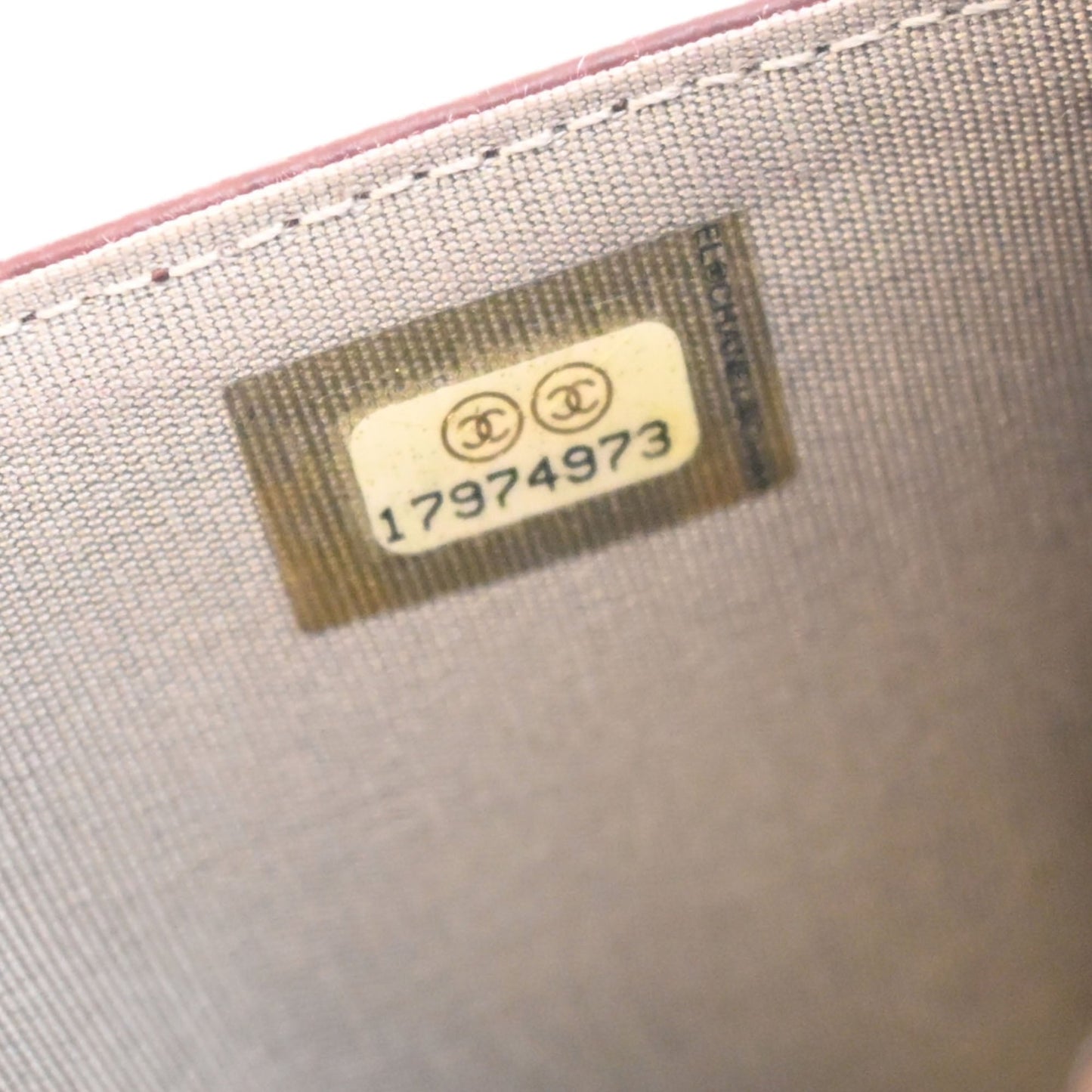 Chanel CC Caviar Wallet On Chain