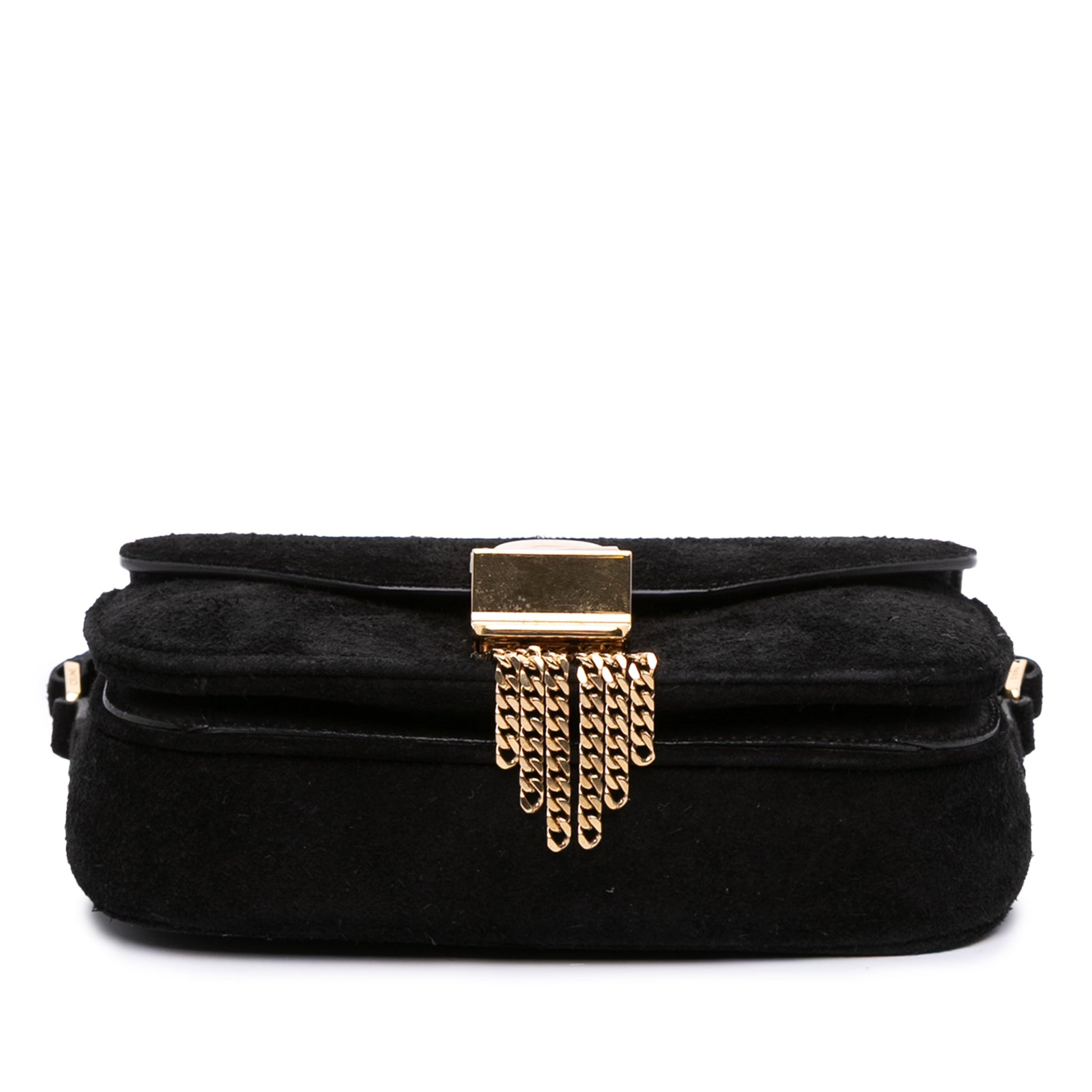 Celine Small Suede Pampille C Bag
