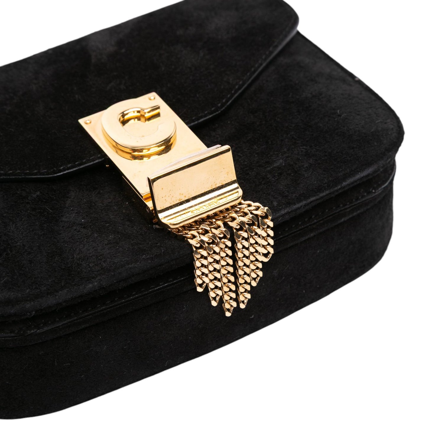 Celine Small Suede Pampille C Bag