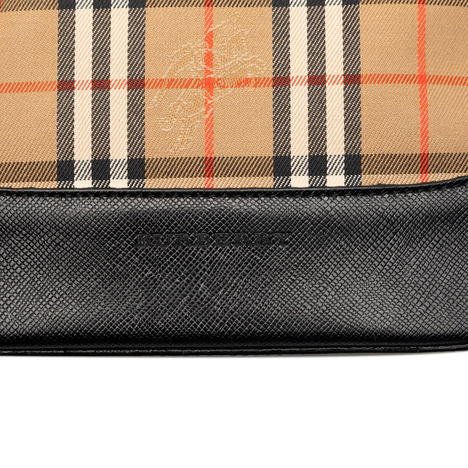 Burberry Haymarket Check Canvas Handbag