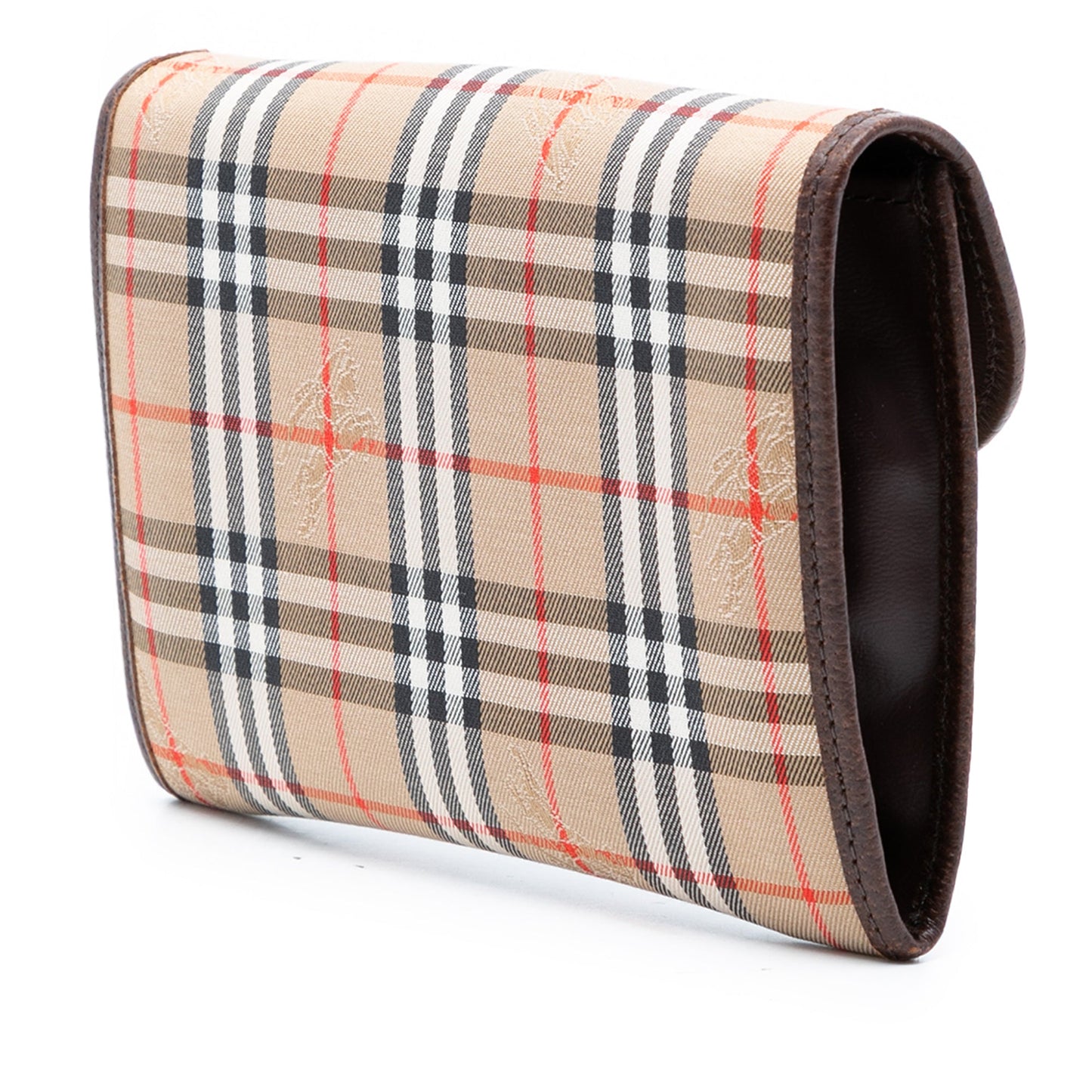 Haymarket Check Canvas Clutch