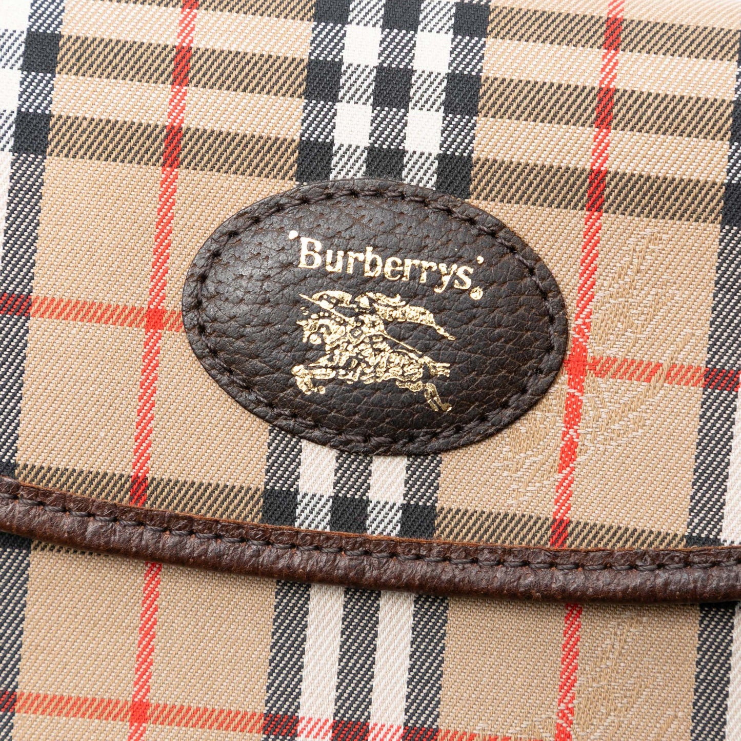 Haymarket Check Canvas Clutch
