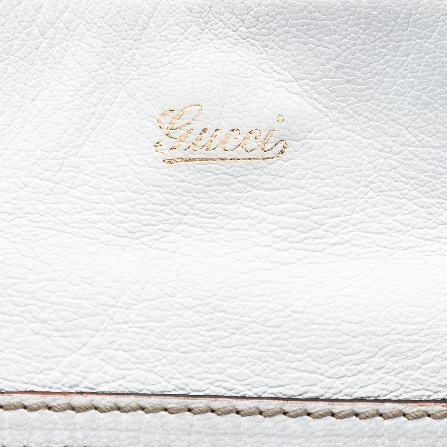 Gucci Calfskin Web Capri Ranch Kid Shoulder Bag