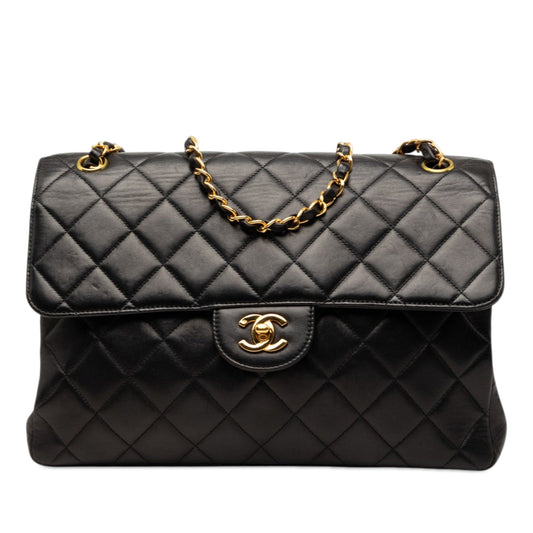 Chanel Jumbo Quilted Lambskin Double Sided Flap