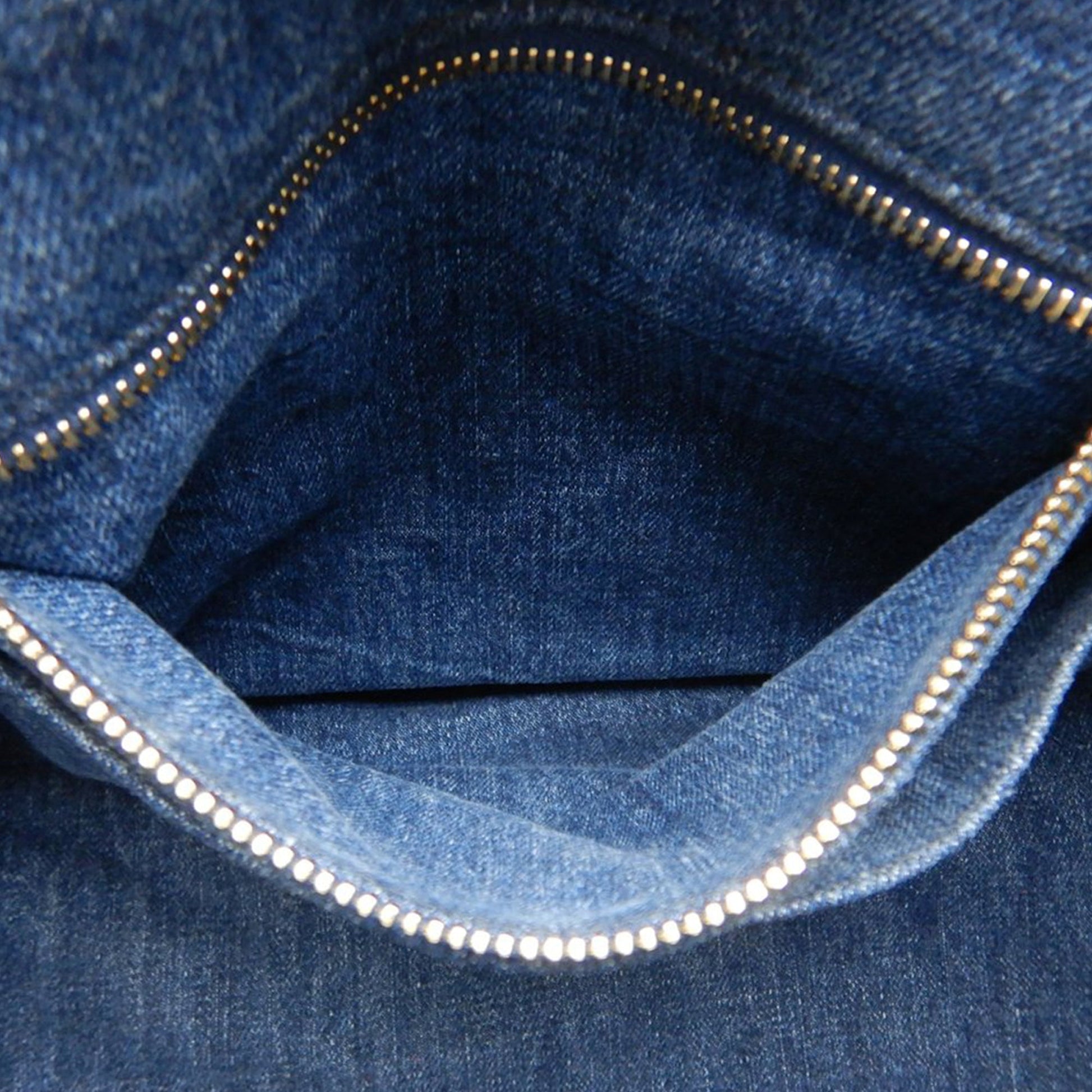 Prada Denim Canapa Logo Satchel