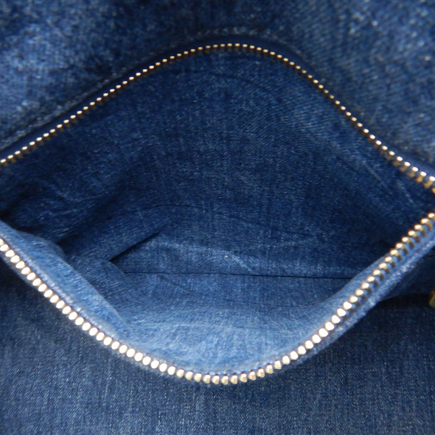 Prada Denim Canapa Logo Satchel