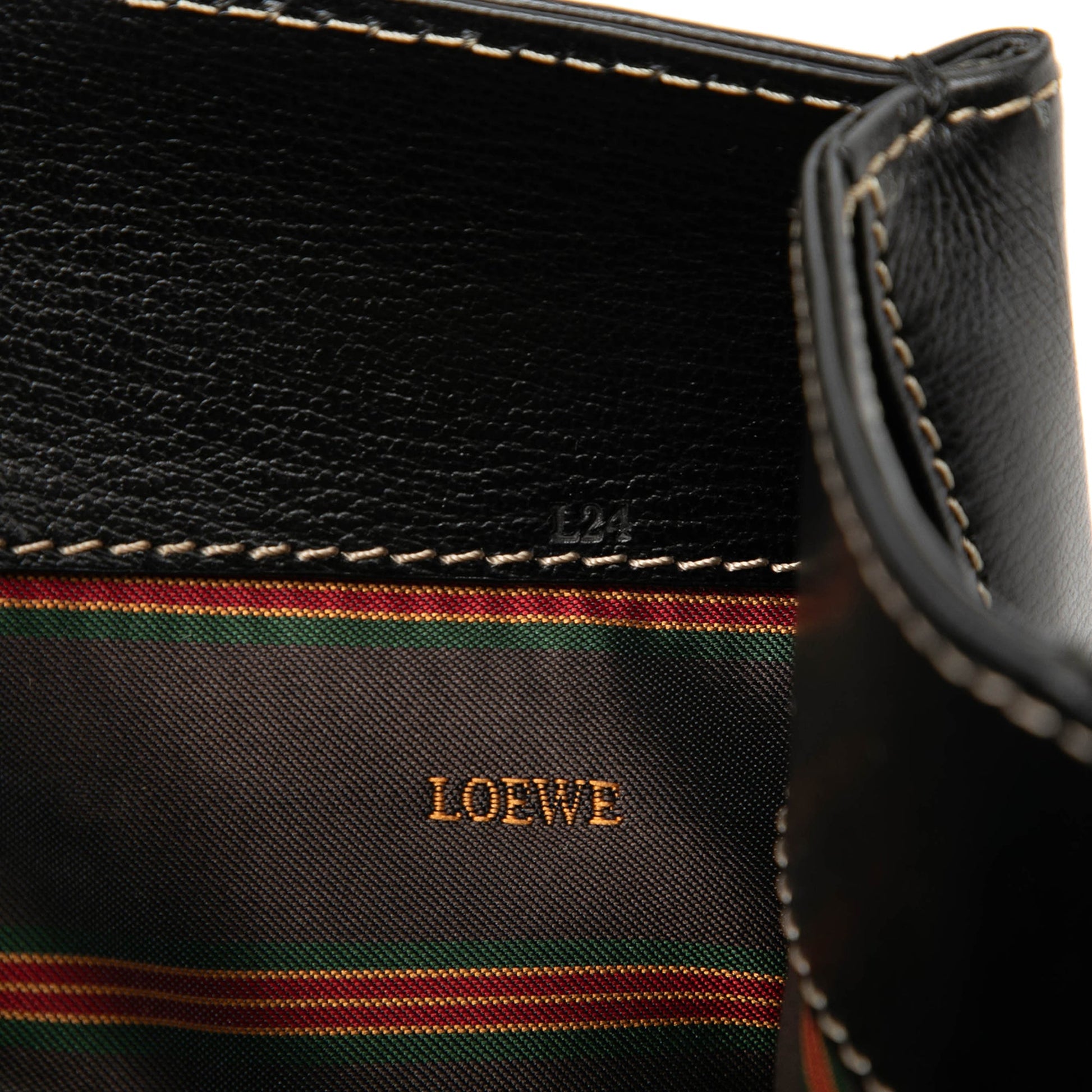 LOEWE Leather Velazquez Twist Satchel