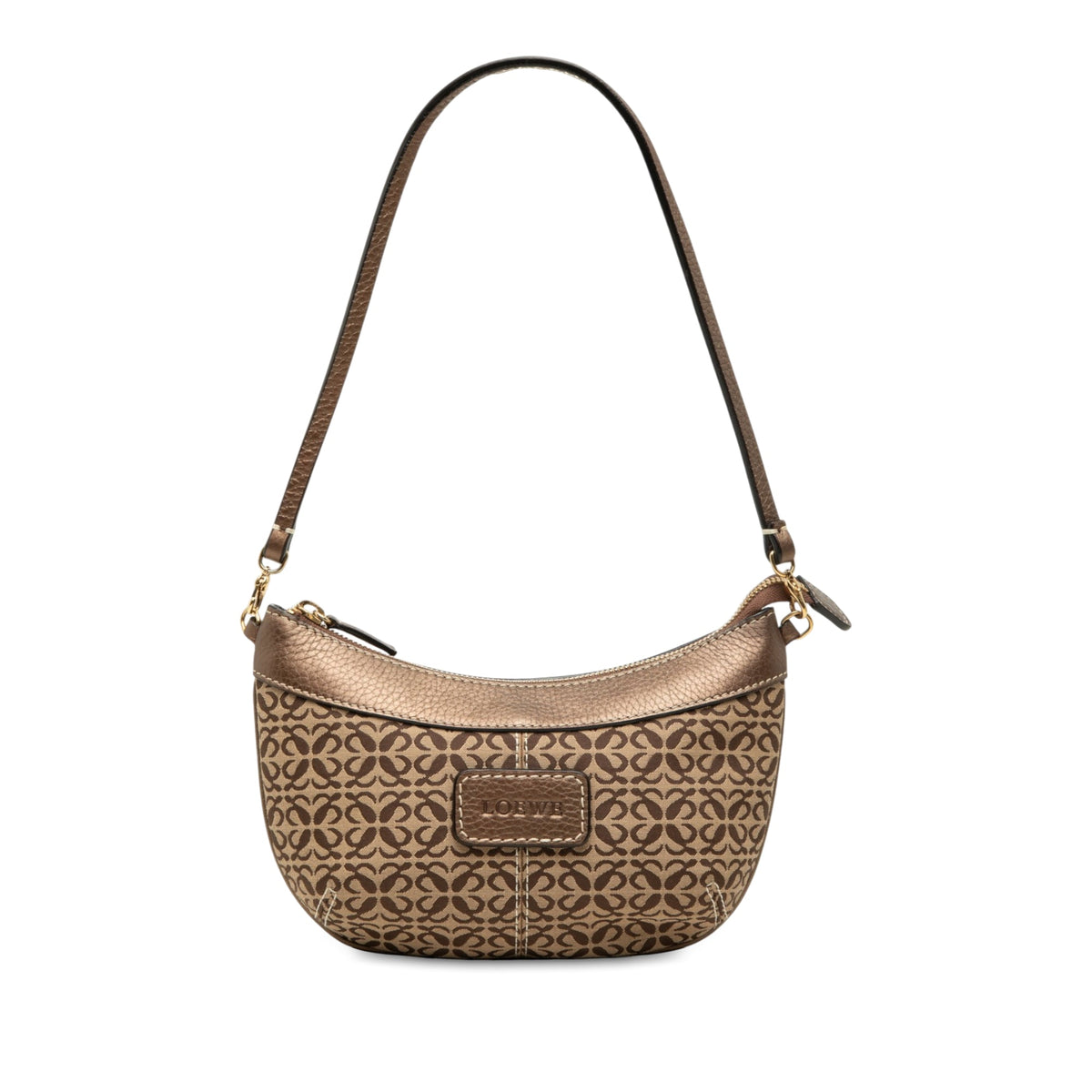 LOEWE Anagram Canvas Shoulder Bag