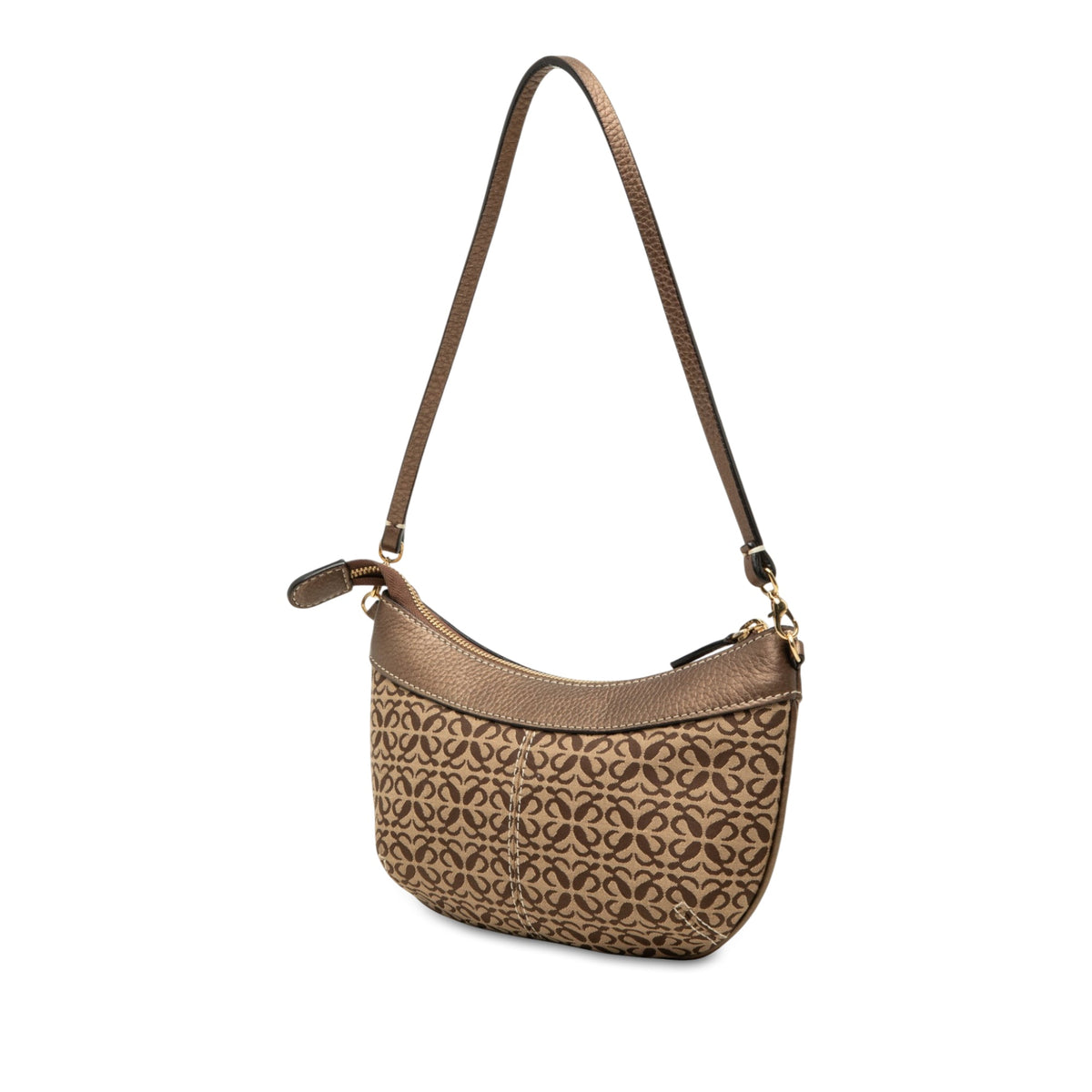 LOEWE Anagram Canvas Shoulder Bag