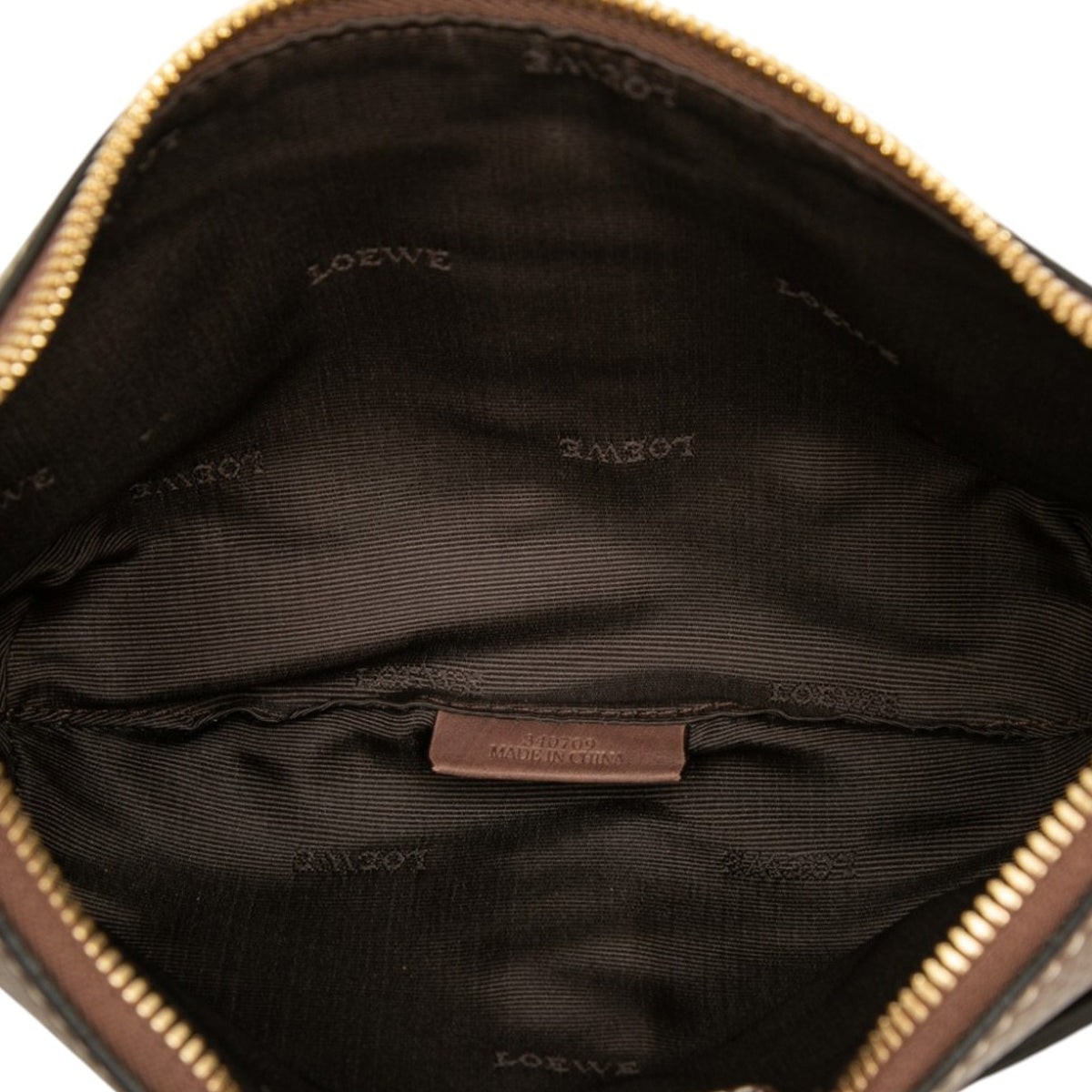 LOEWE Anagram Canvas Shoulder Bag