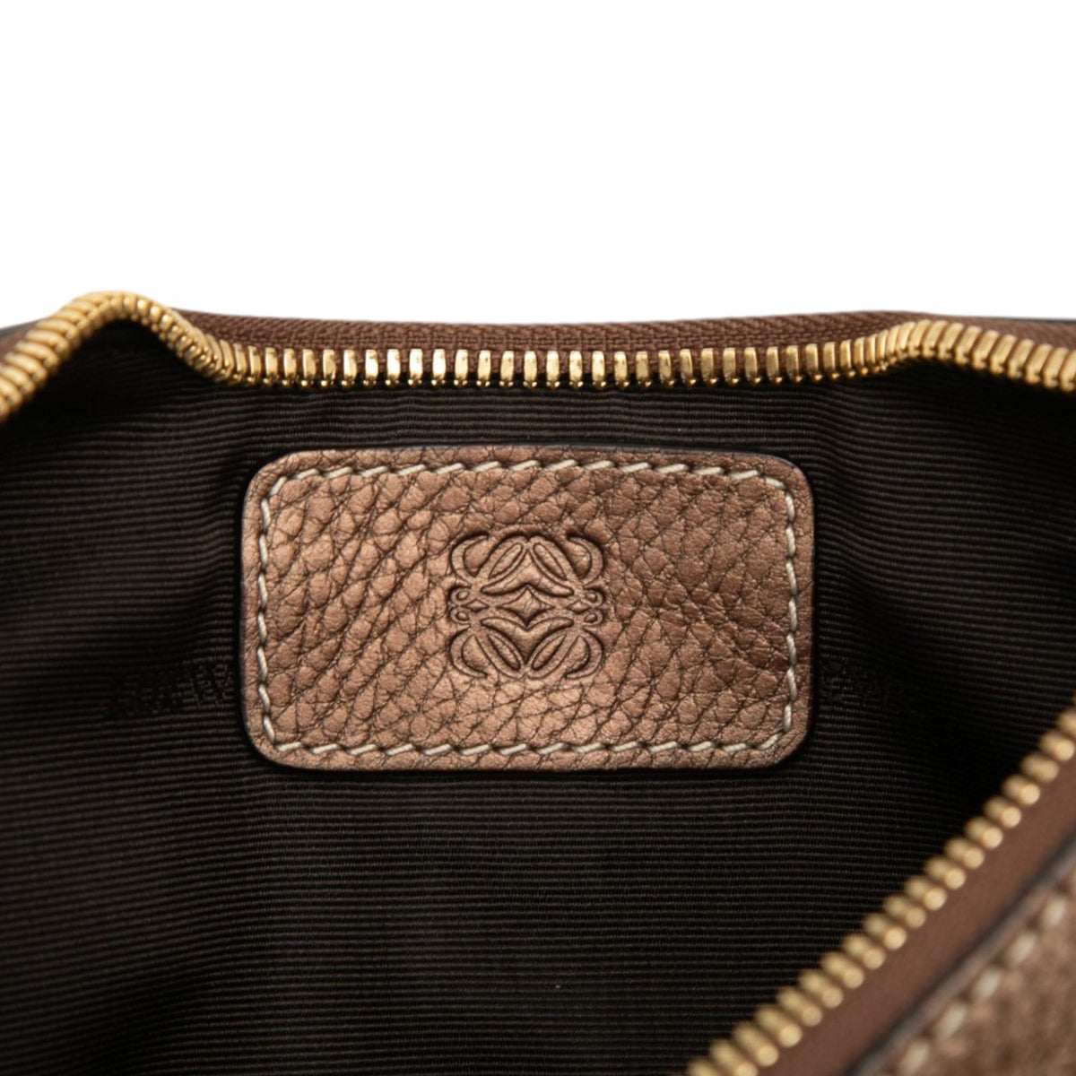LOEWE Anagram Canvas Shoulder Bag