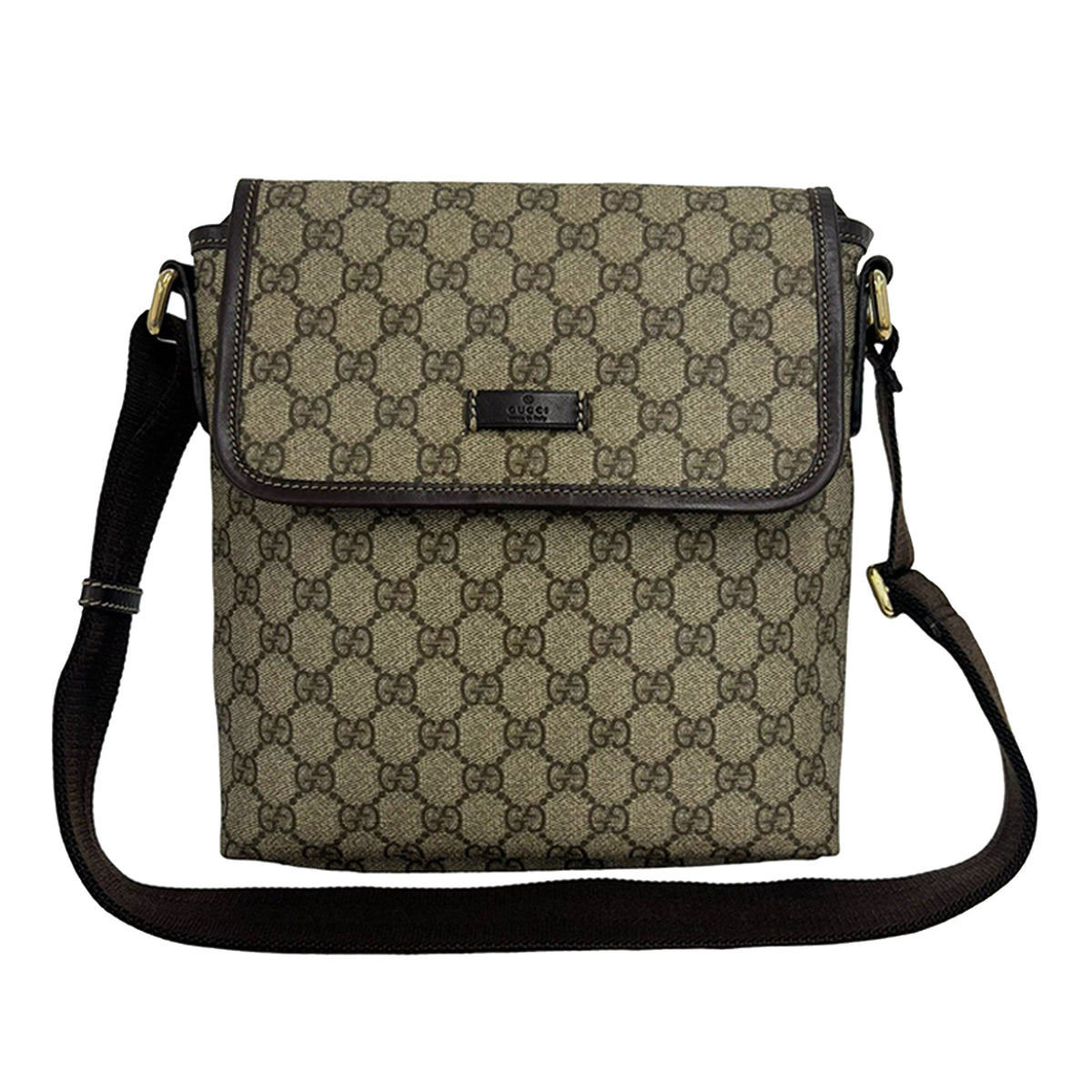 Gucci GG Supreme Crossbody — Beige