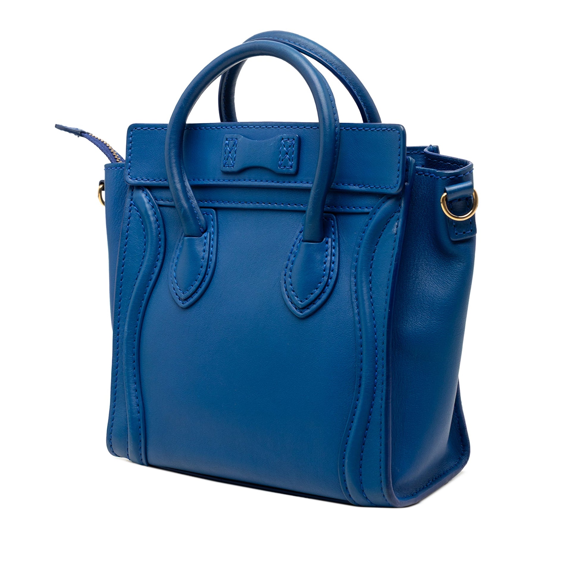 Celine Nano Leather Luggage Tote
