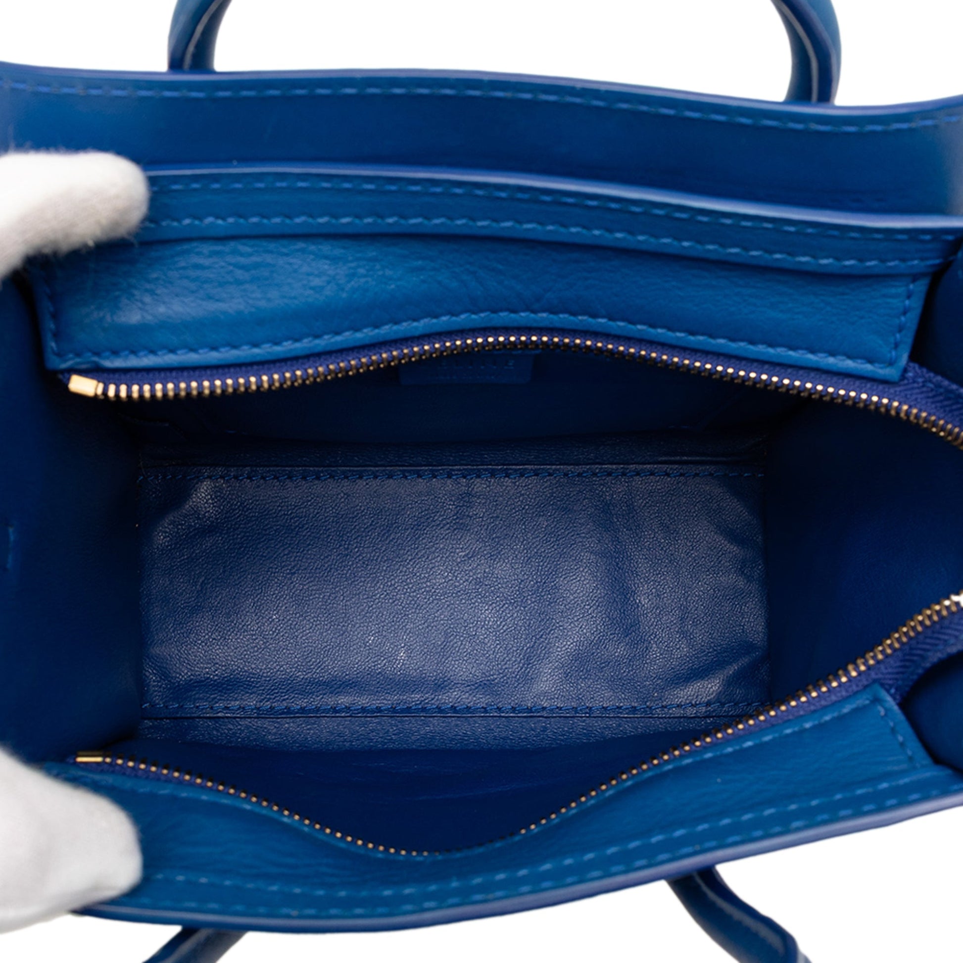 Celine Nano Leather Luggage Tote