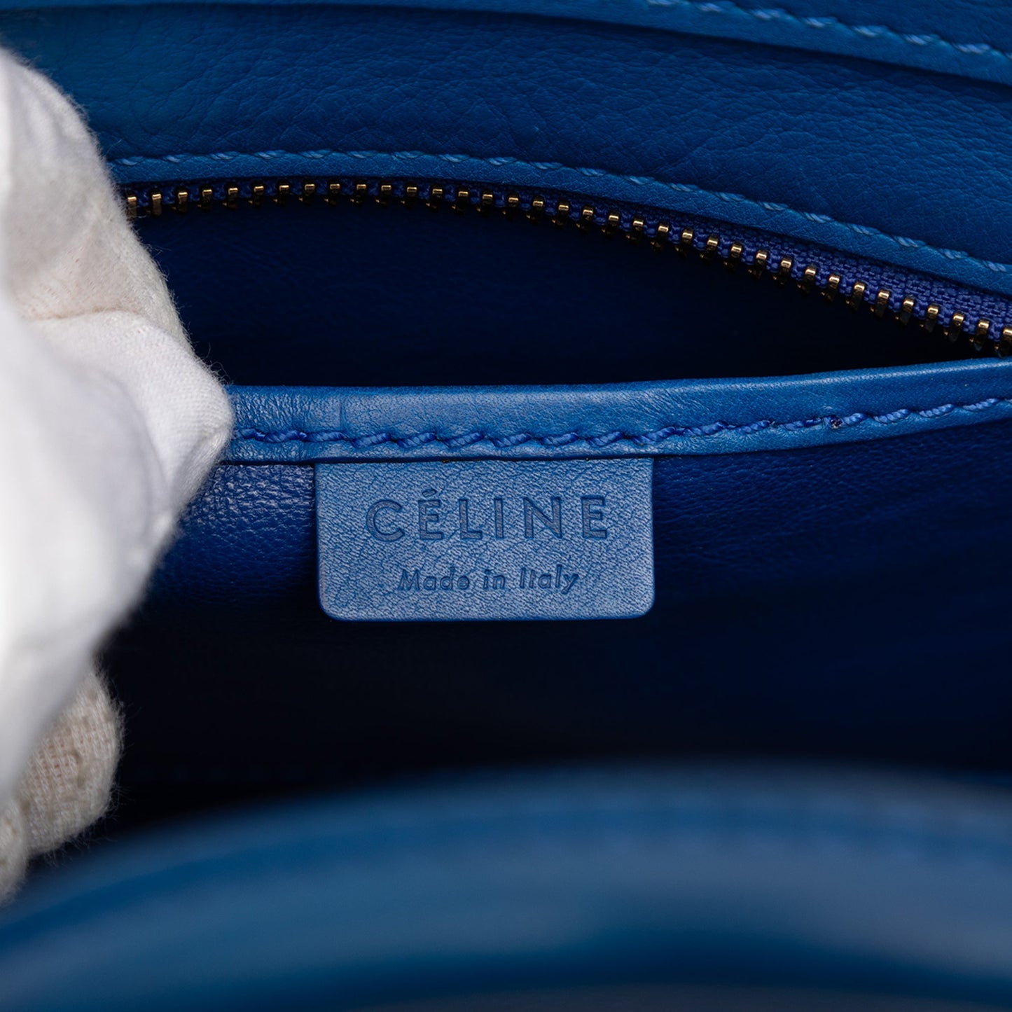 Celine Nano Leather Luggage Tote