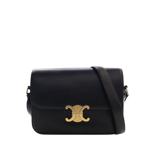 Celine Classique Shiny Calfskin Triomphe Crossbody