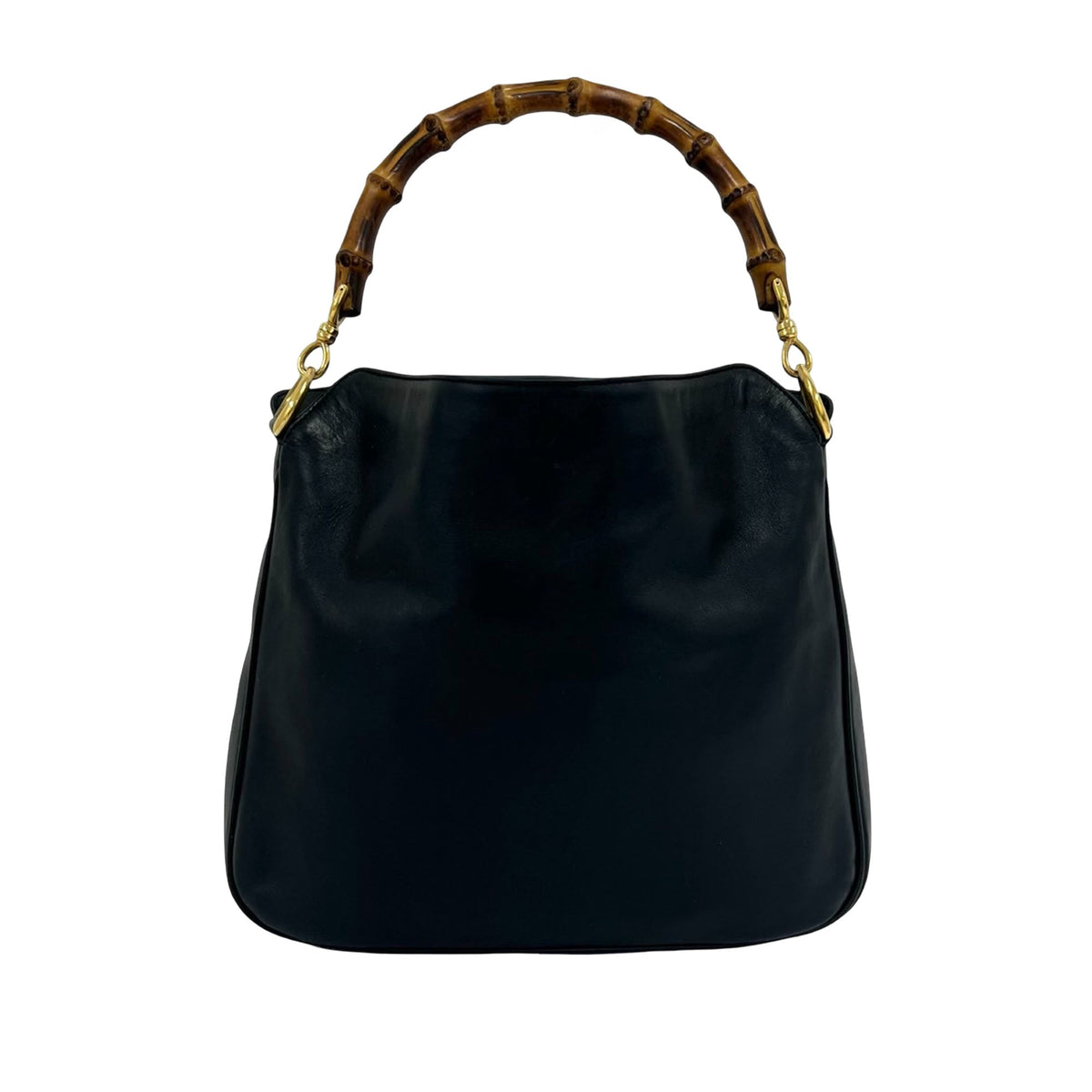 Gucci Calfskin Bamboo Satchel