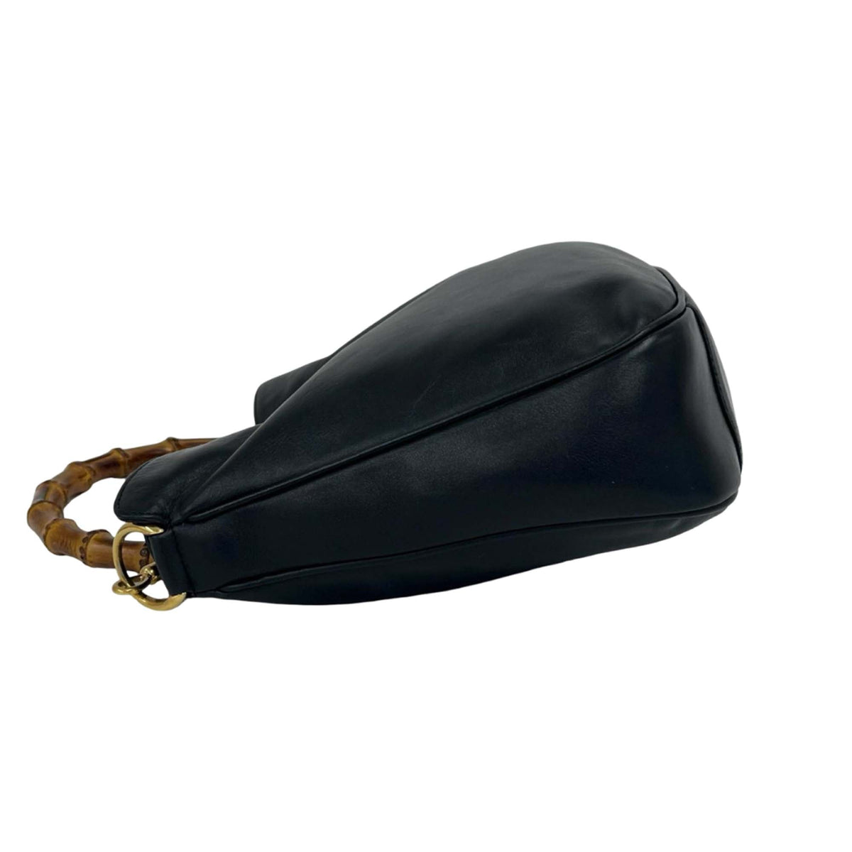 Gucci Calfskin Bamboo Satchel