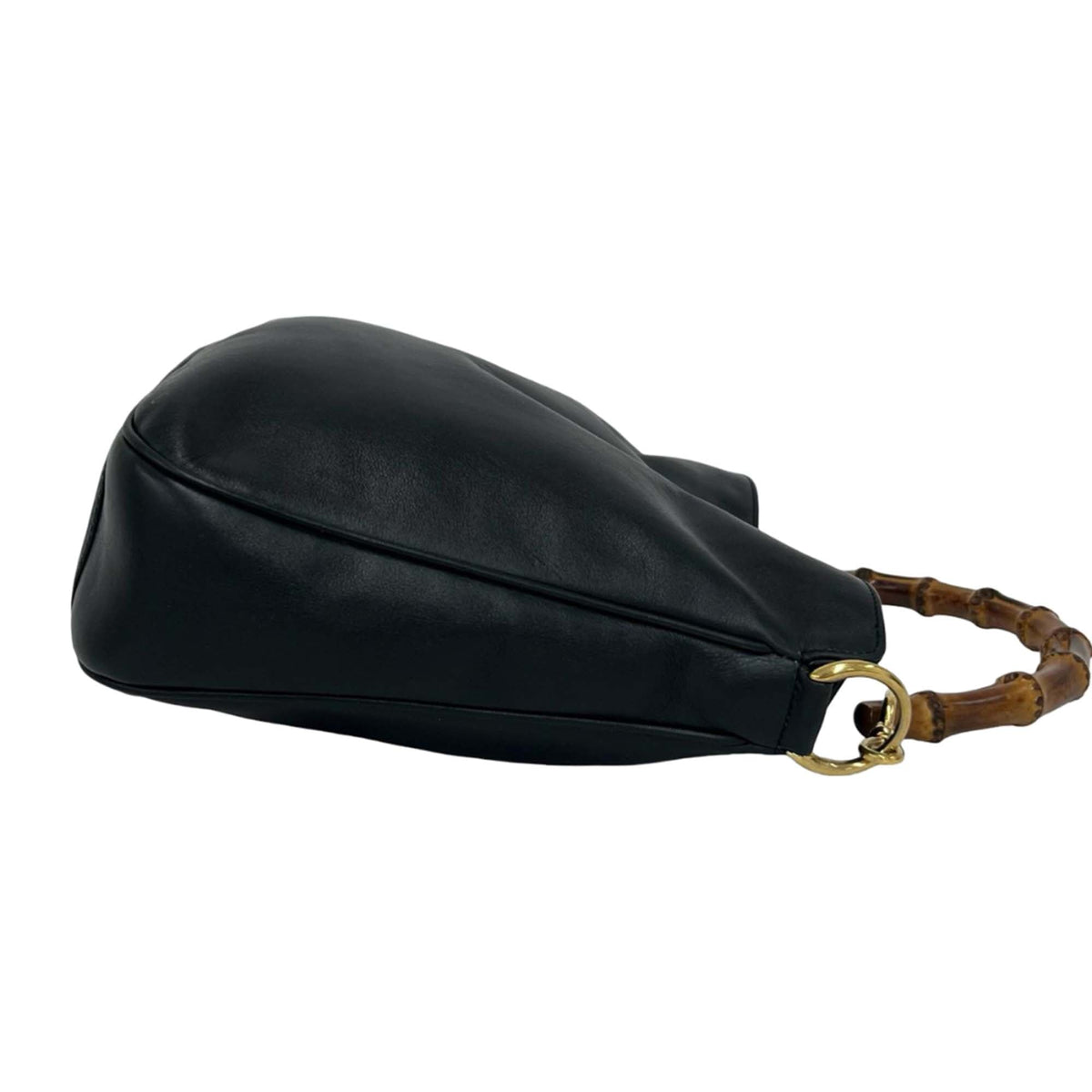 Gucci Calfskin Bamboo Satchel