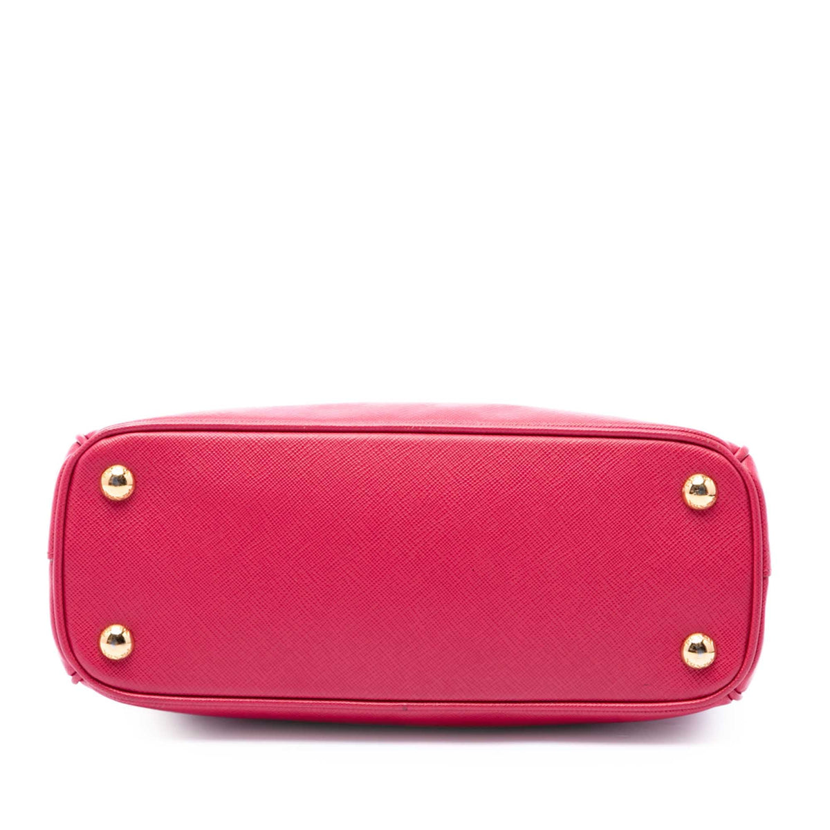 Prada Mini Saffiano Lux Galleria Double Zip Satchel