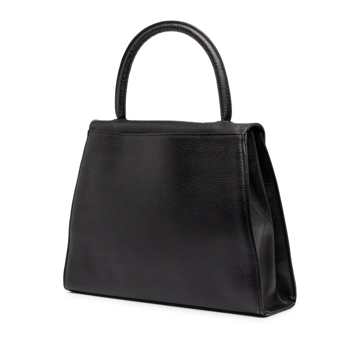 Saint Laurent Textured Leather Monogram Top Handle Bag