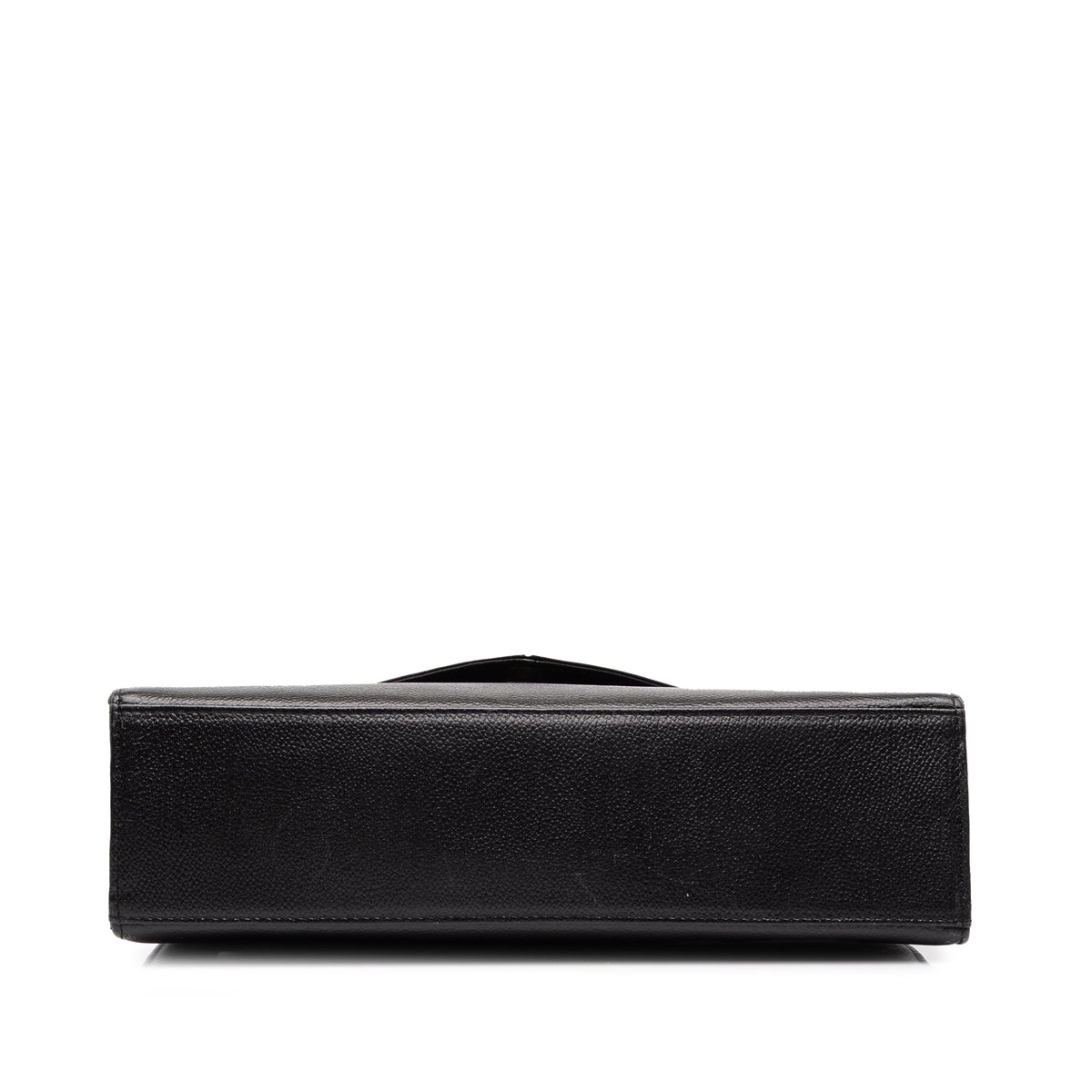 Saint Laurent Textured Leather Monogram Top Handle Bag
