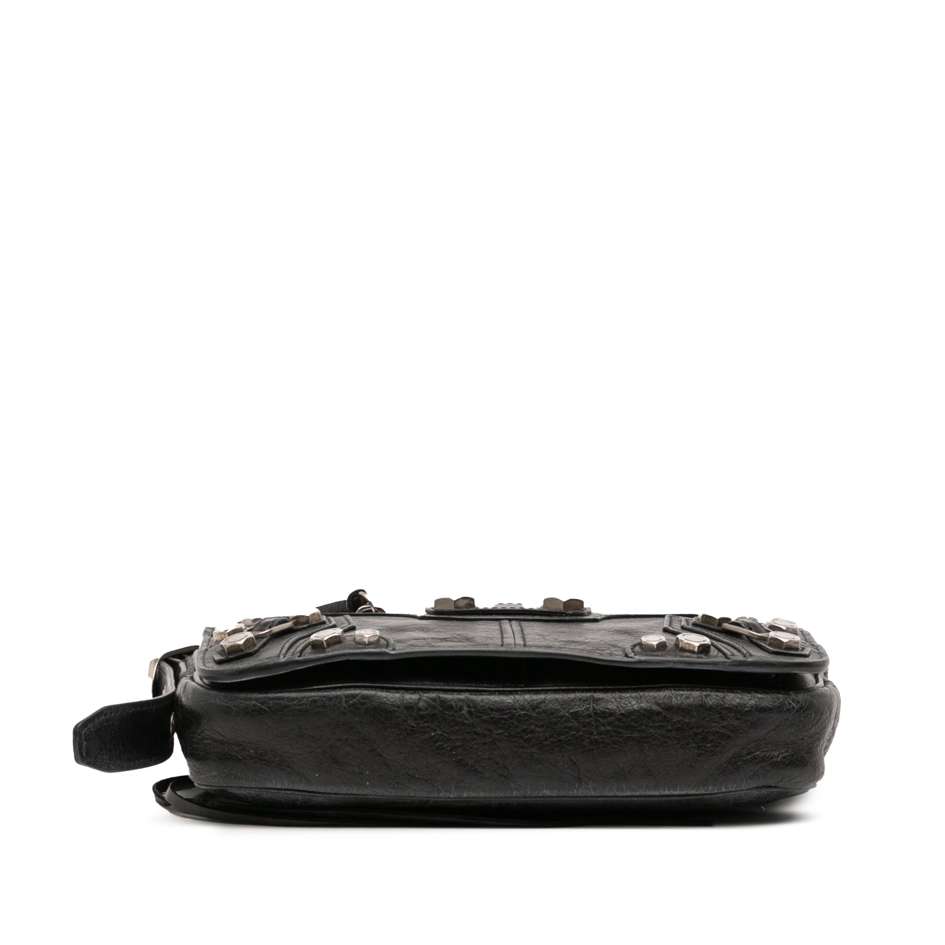 Balenciaga XS Lambskin Motocross Le Cagole Flap Crossbody