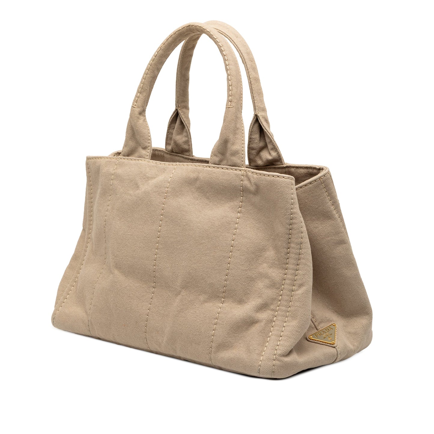 Prada Canvas Canapa Logo Satchel