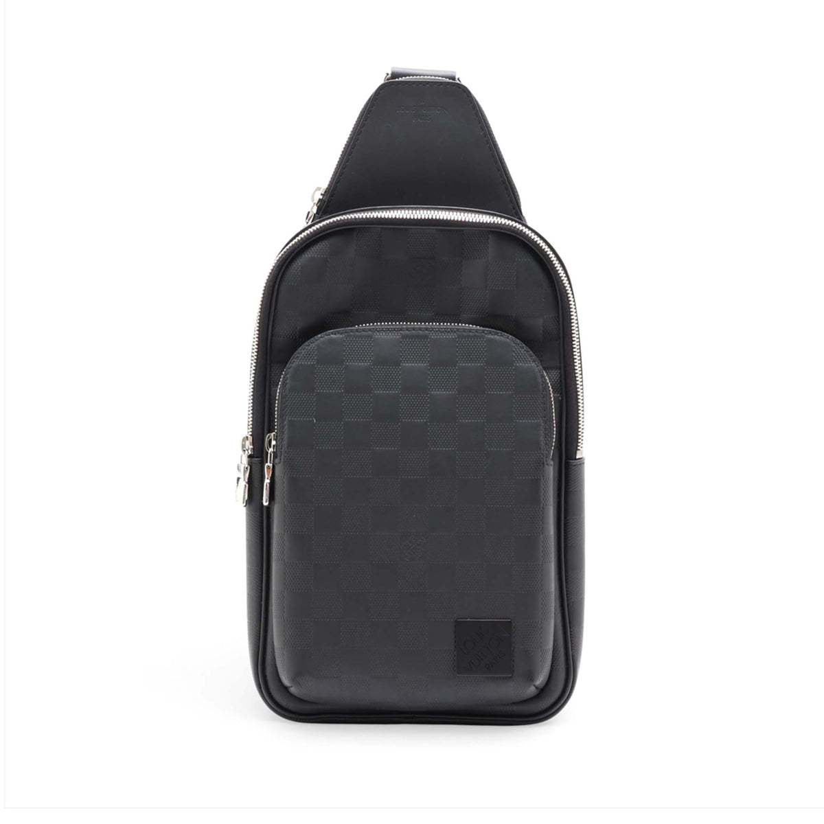 Louis Vuitton Damier Infini Avenue Sling Bag — Black